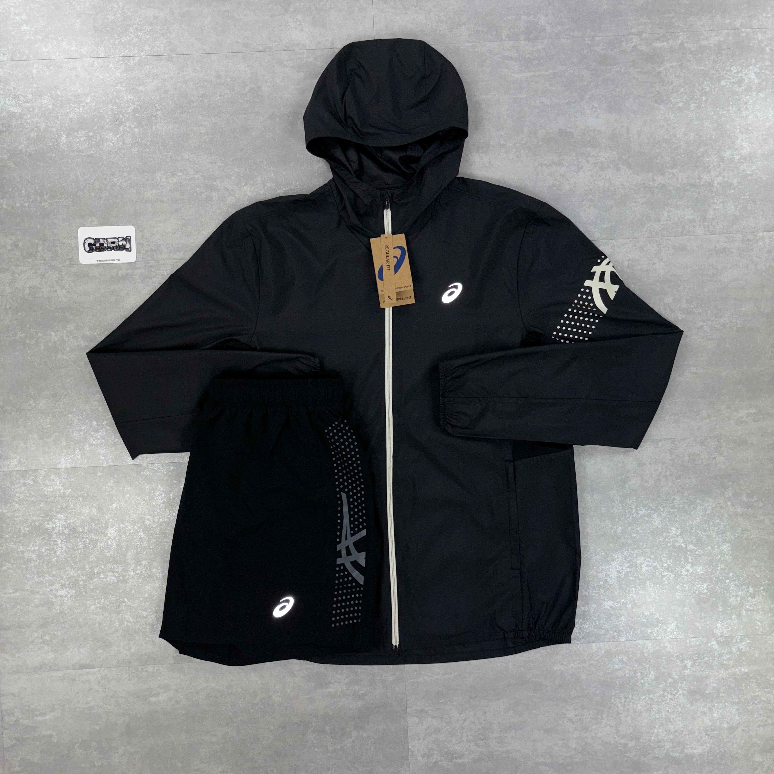 Asics Icon Windbreaker Jacket - Black