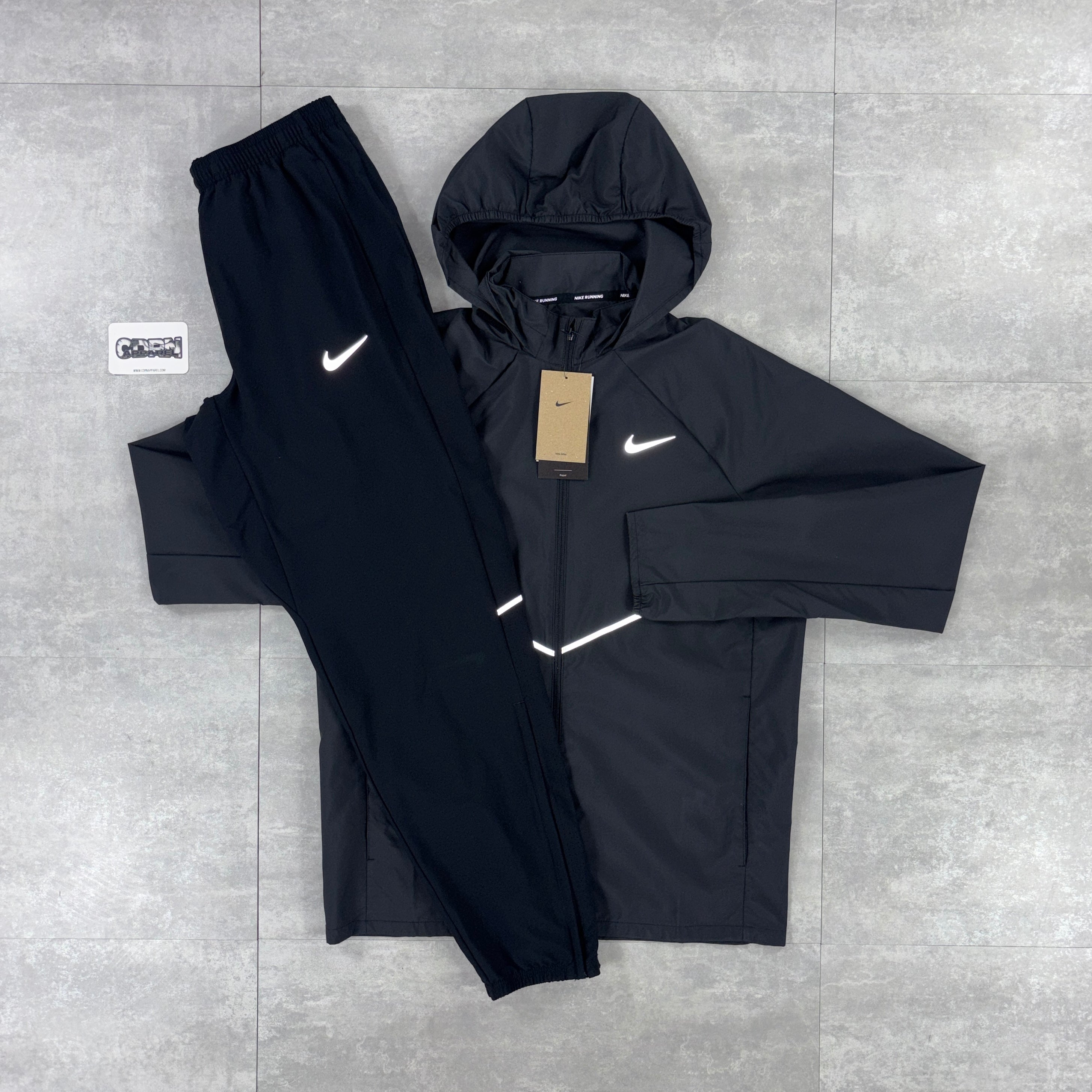 Nike Miler Repel Windbreaker Jacket - Black