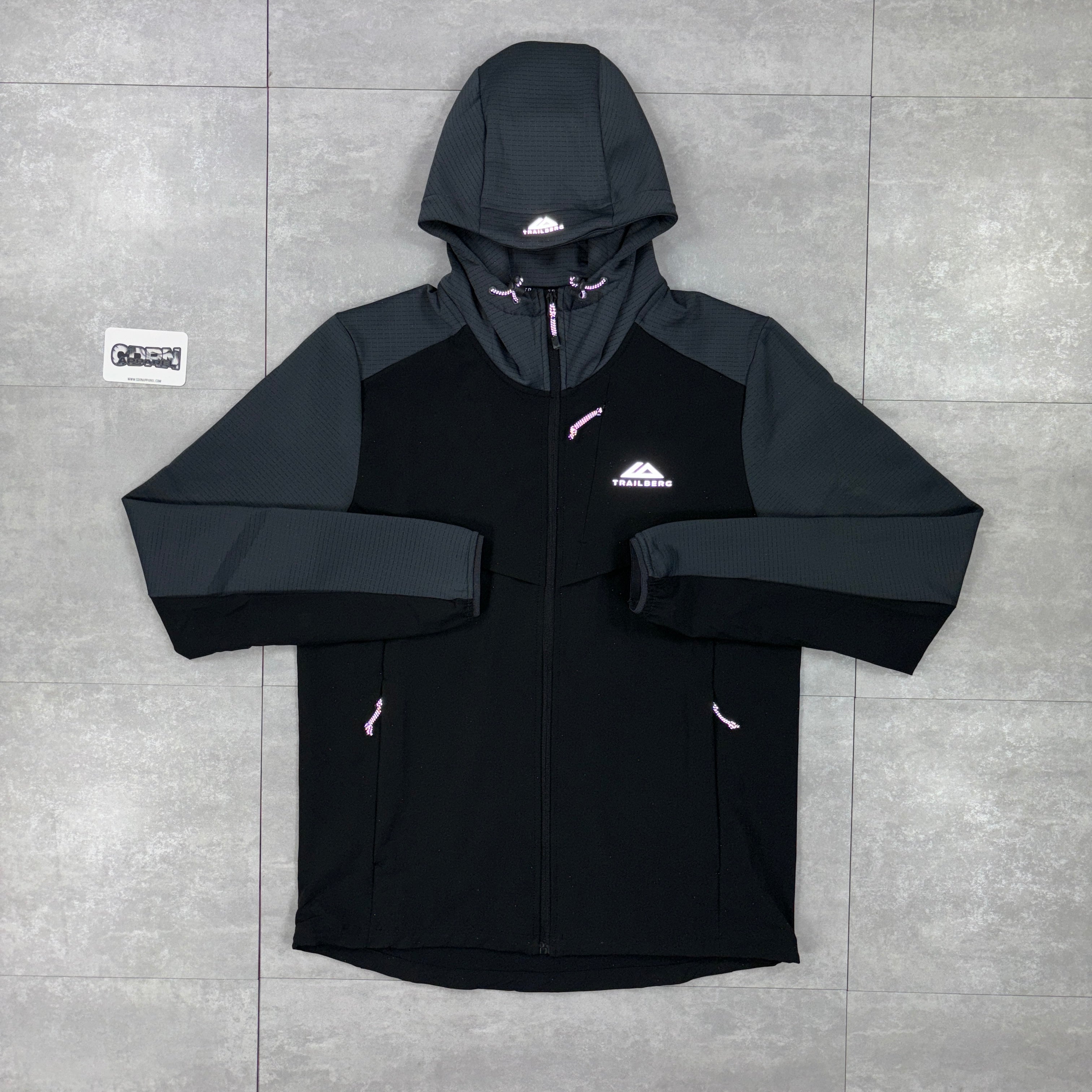 Trailberg Rapid Dash 2.0 Windbreaker Jacket - Black / Grey