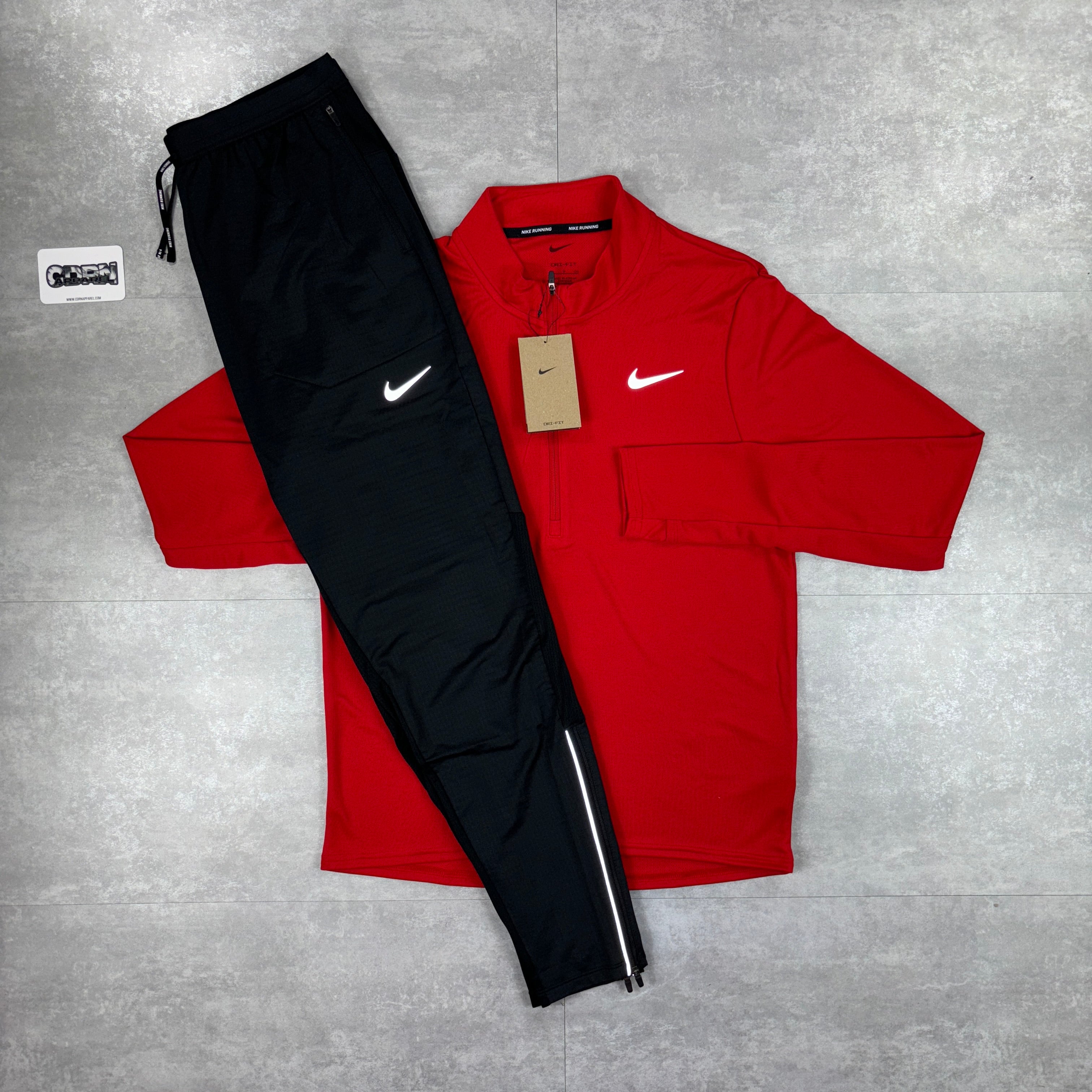 Nike 1/4 Zip Pacer - University Red