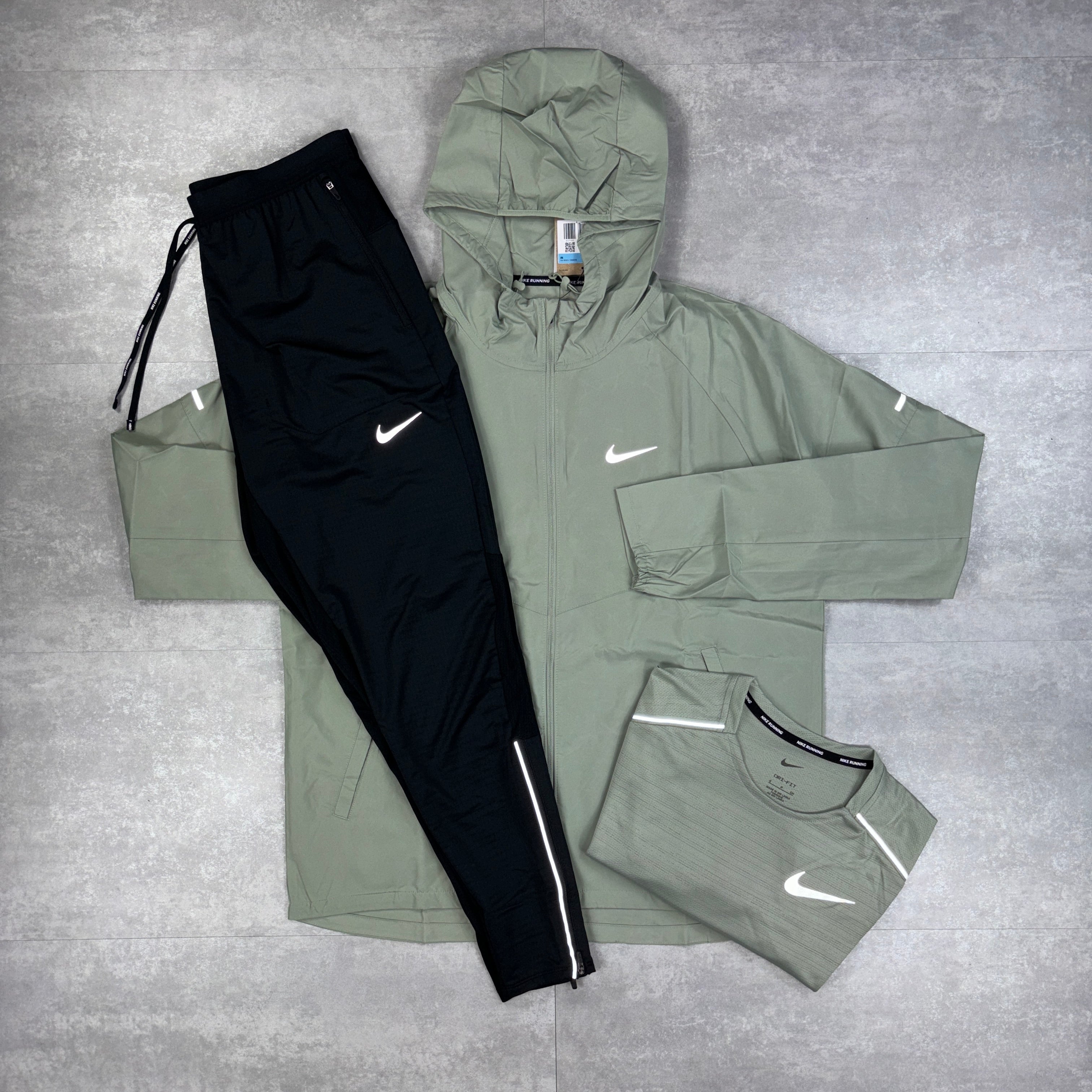 Nike Miler Repel Windbreaker Jacket - Jade Hotizon