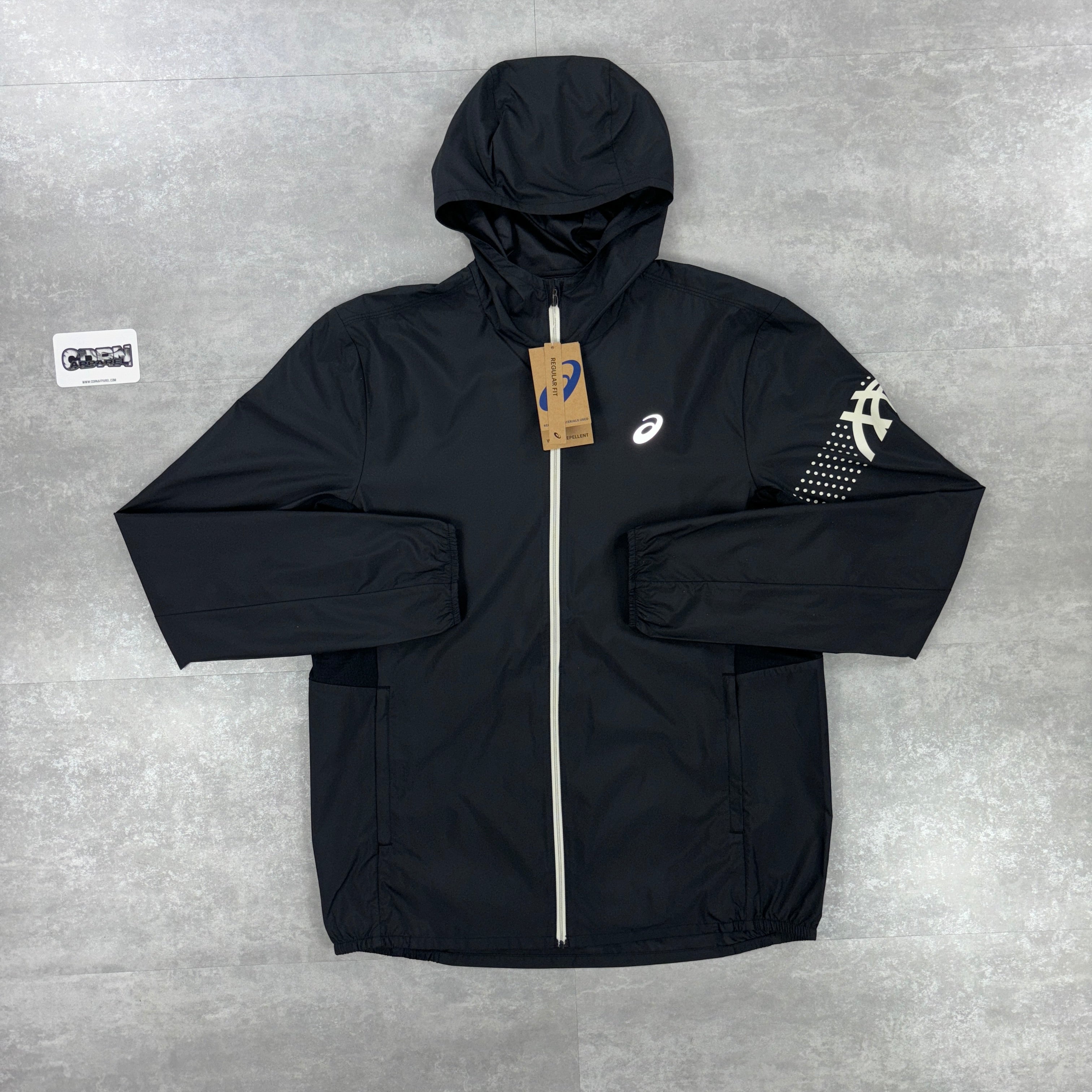 Asics Icon Windbreaker Jacket - Black