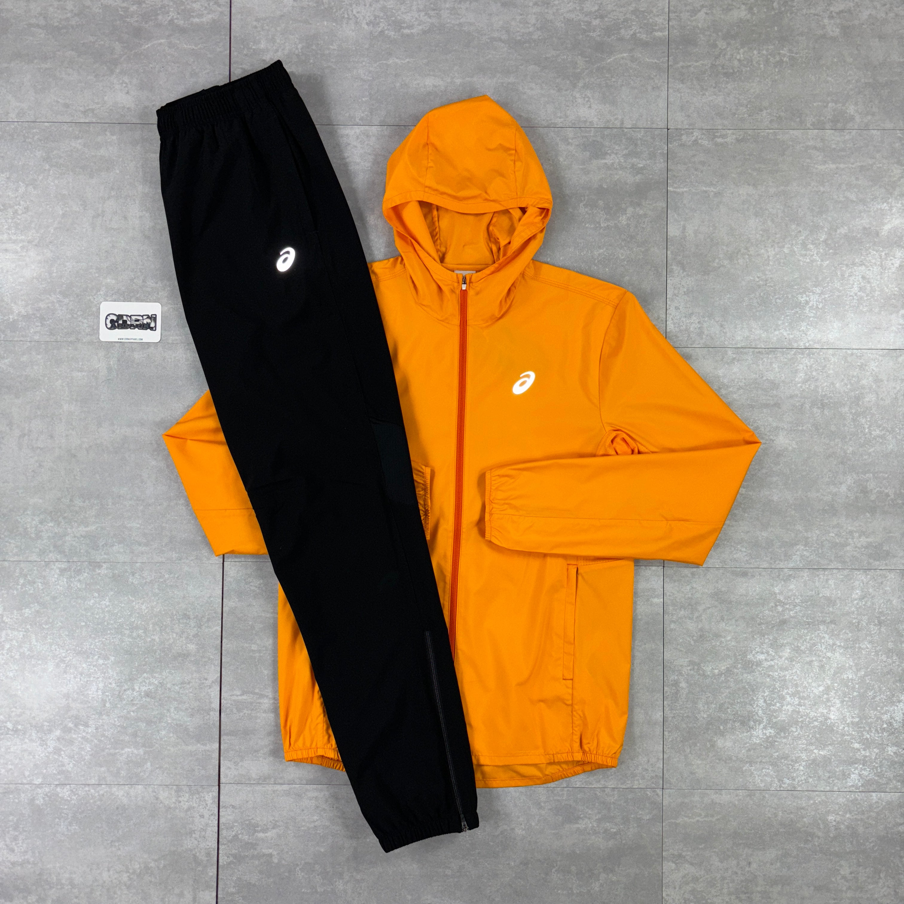 Asics Icon Windbreaker Jacket - Sunset Orange