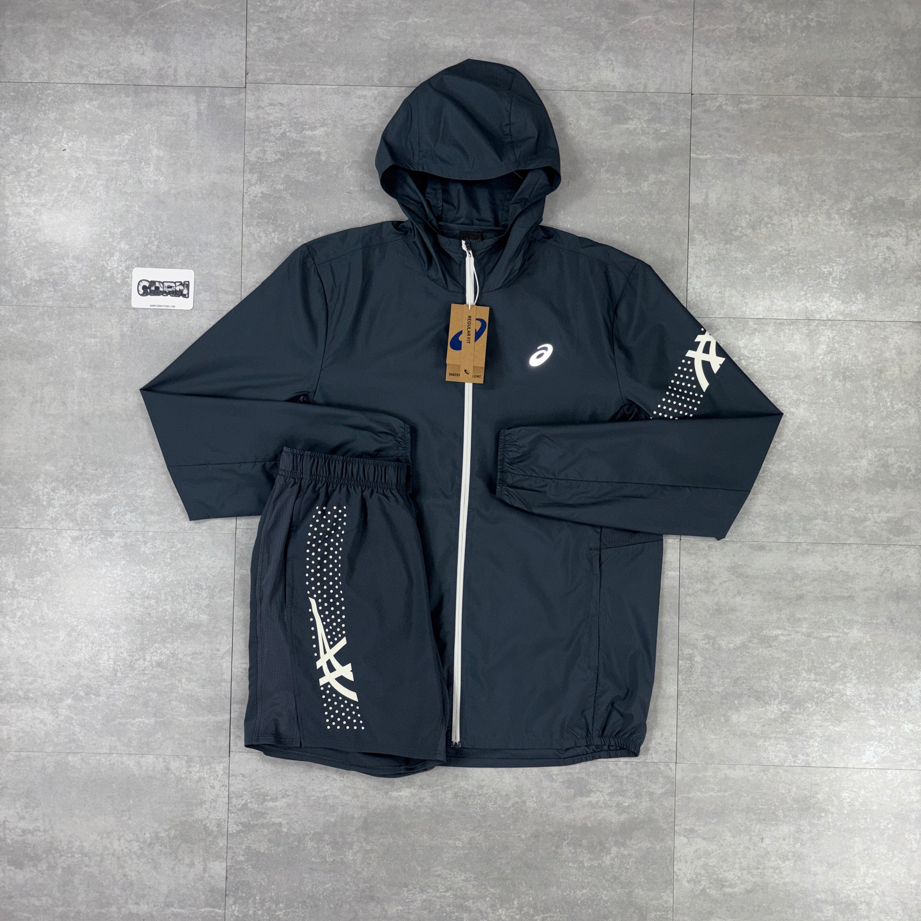 Asics Icon Windbreaker Jacket - Carrier Grey