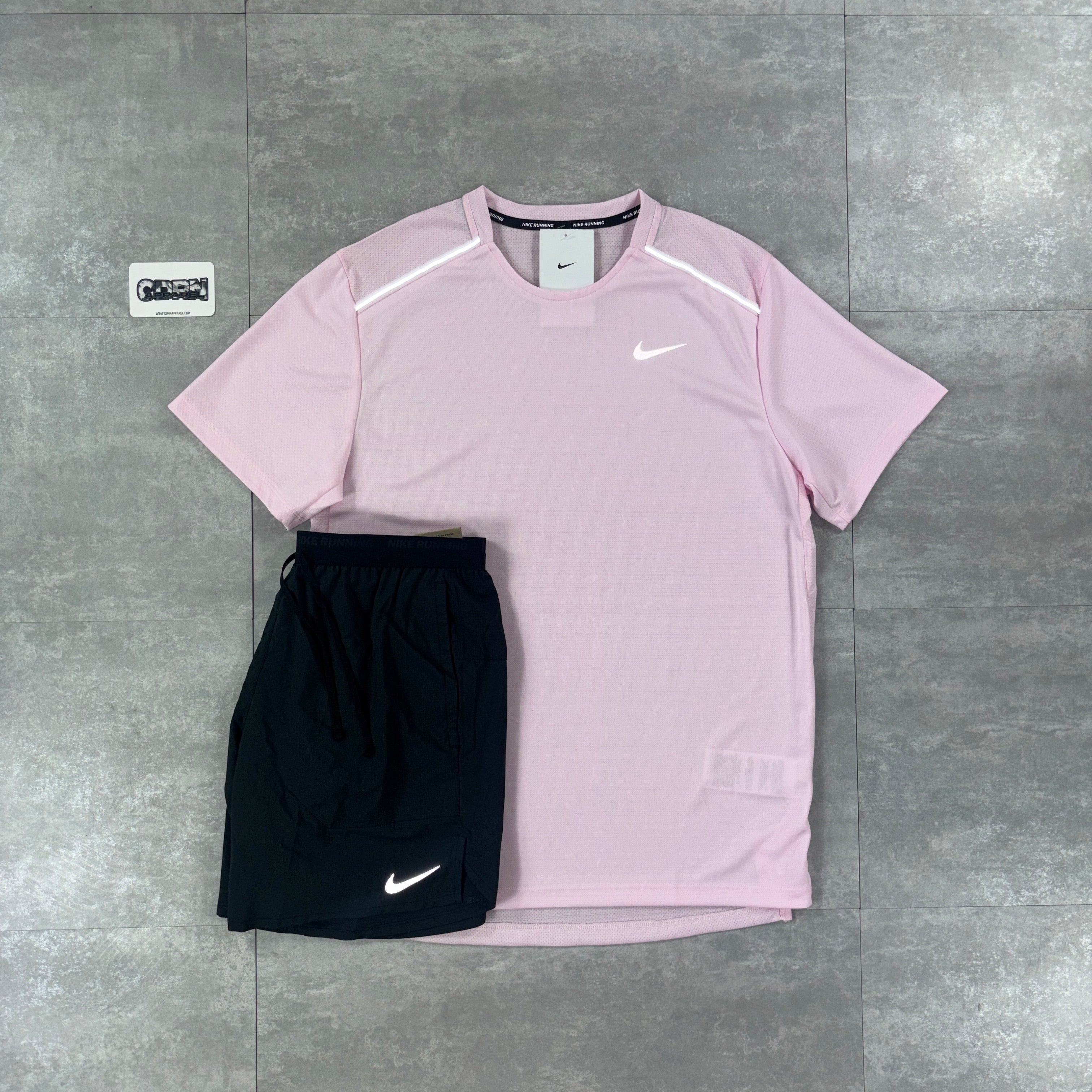 Nike Miler 1.0 T-Shirt - Pink Foam