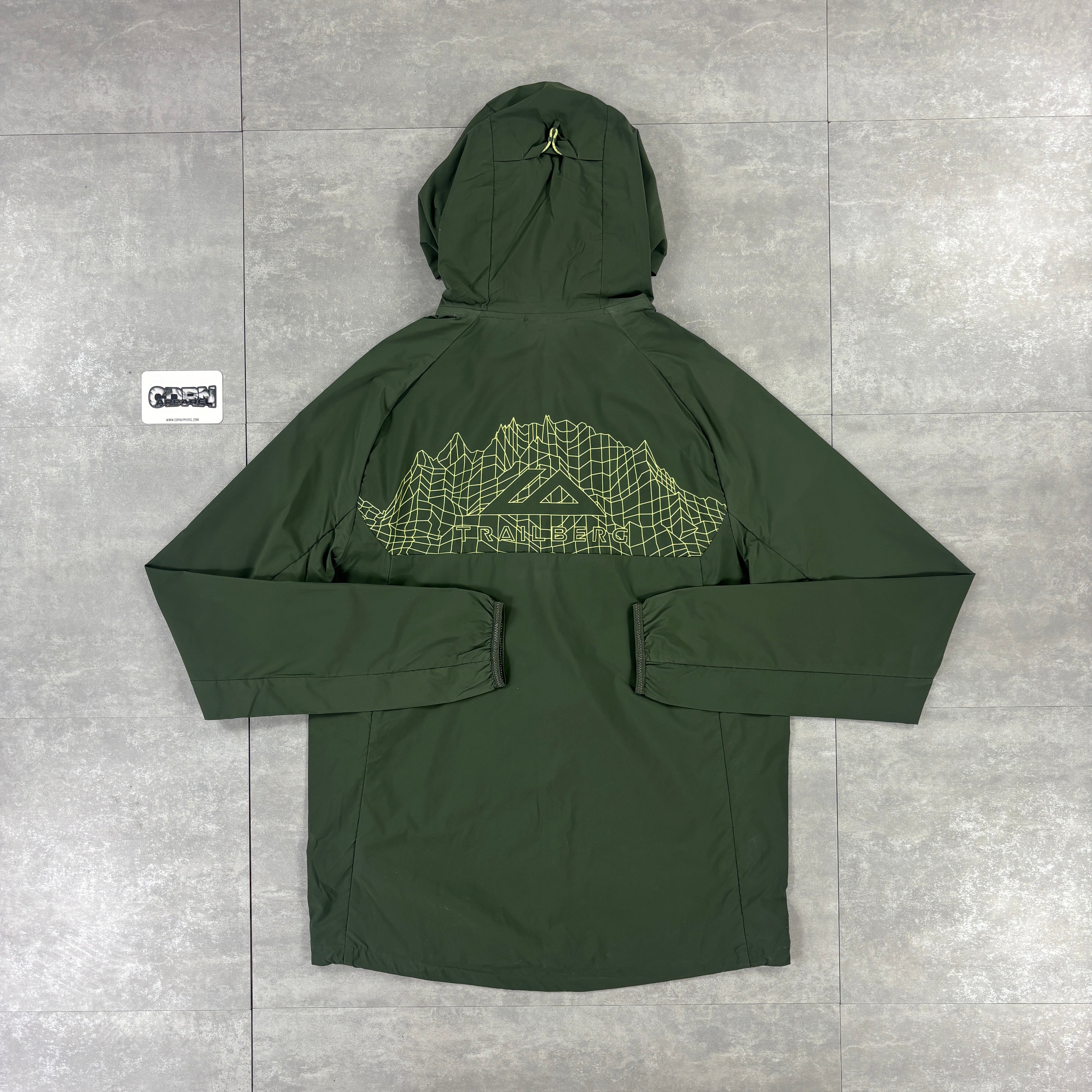 Trailberg Vantage Windbreaker Jacket - Khaki
