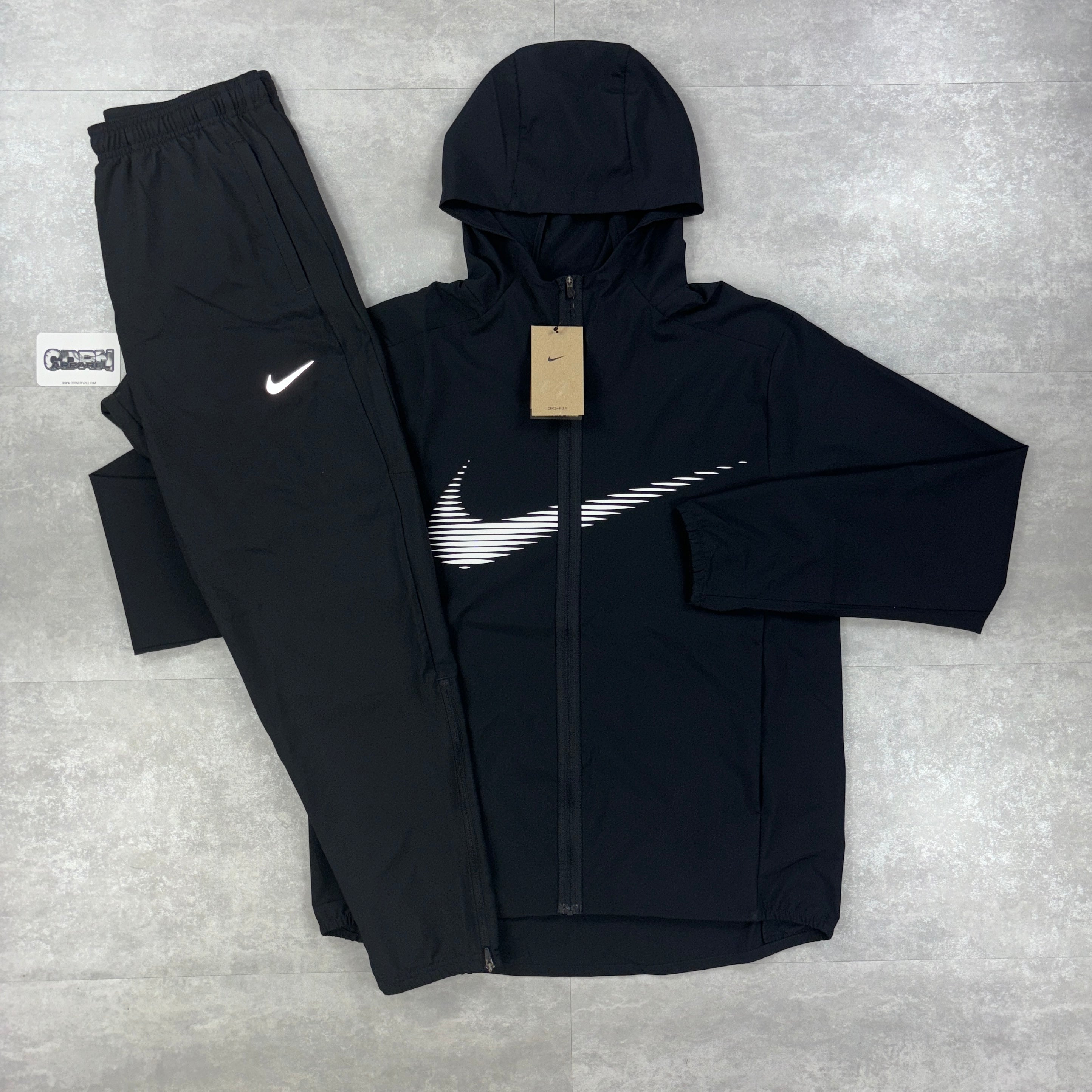 Nike Dri-Fit Form HD Swoosh Windrunner Jacket - Black