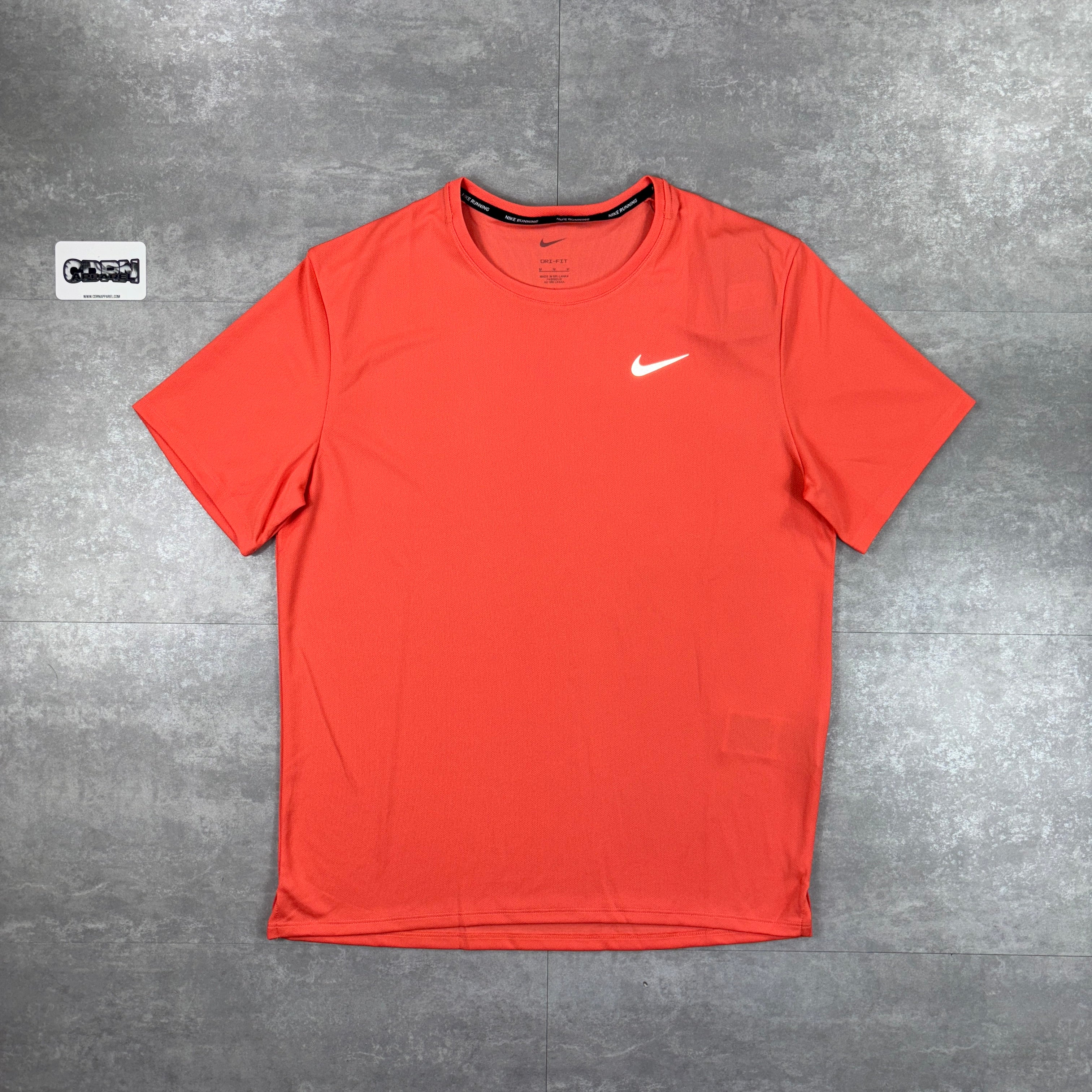 Nike Miler Dri-Fit T-Shirt - Mango