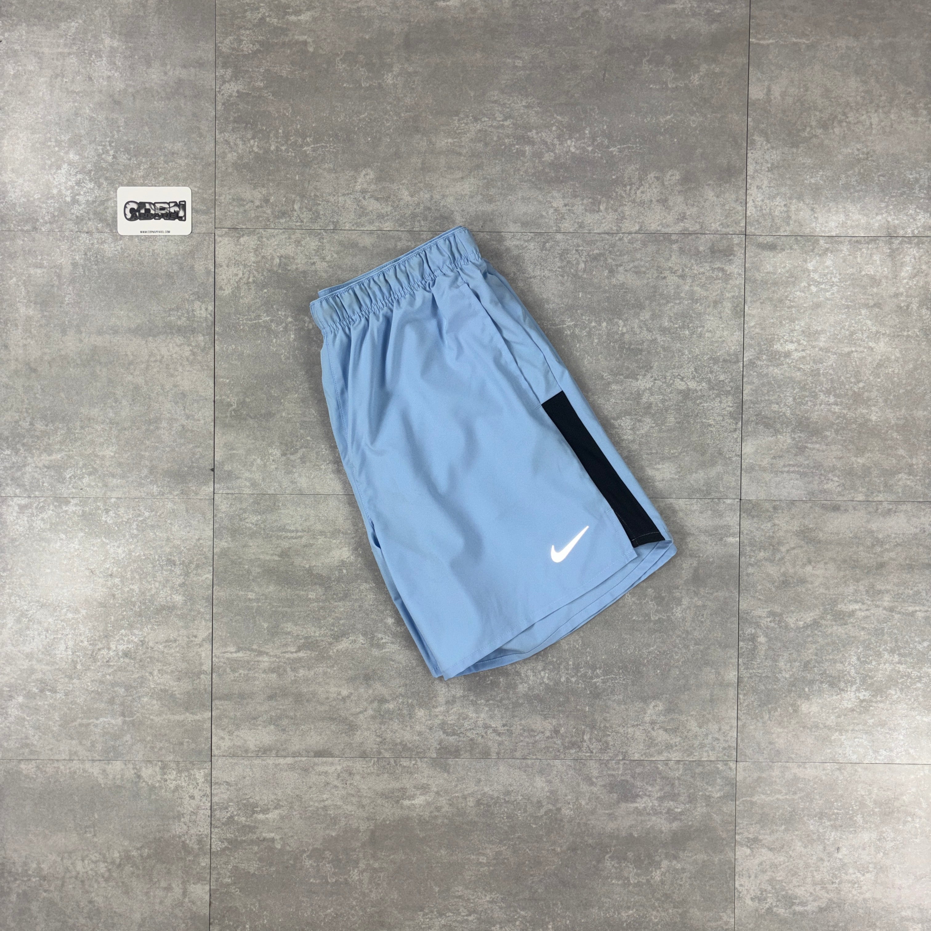 Nike Psychic Blue UV Windbreaker & Psychic Blue Challenger Shorts Set