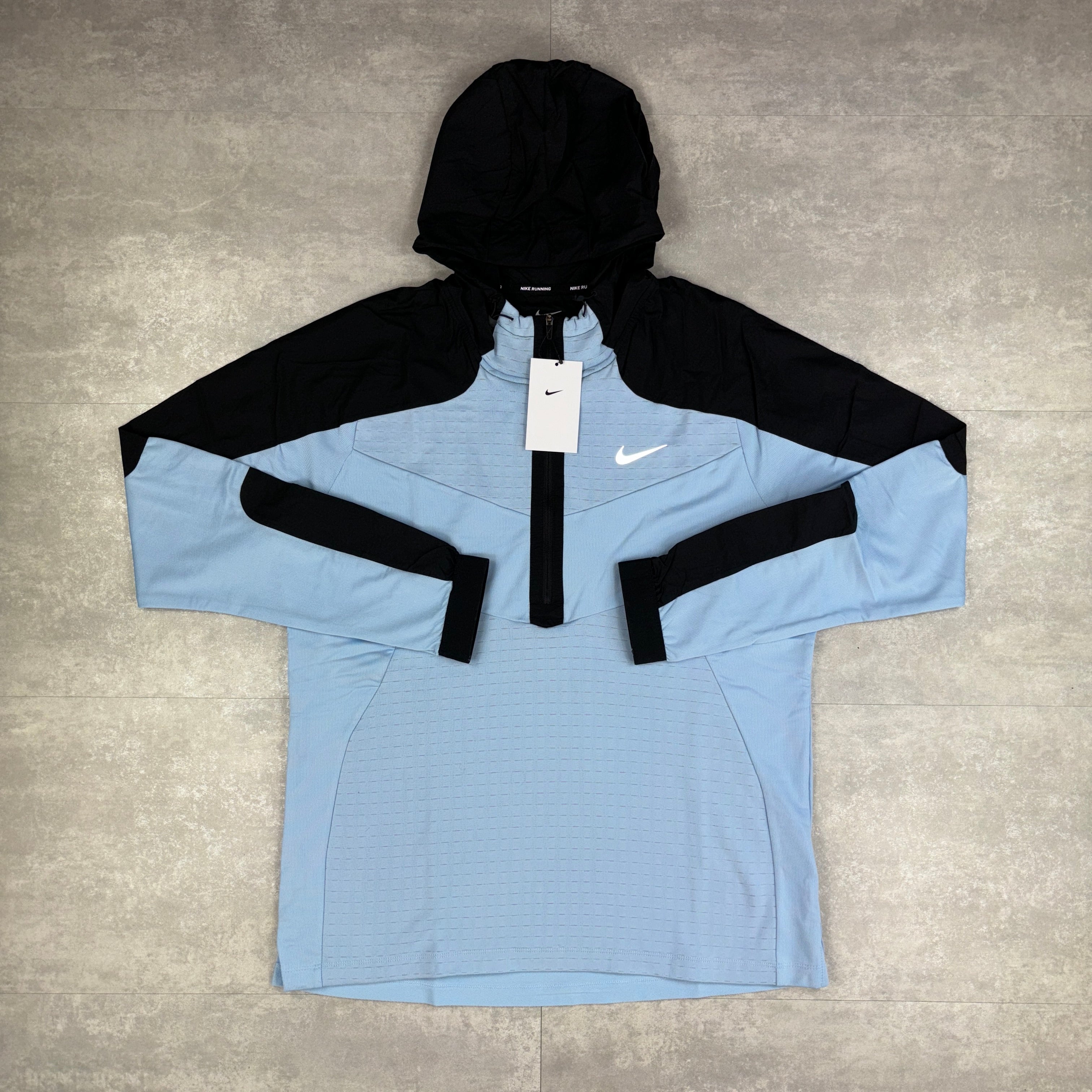Nike Performance 1/2 Zip Windbreaker Jacket - Blue