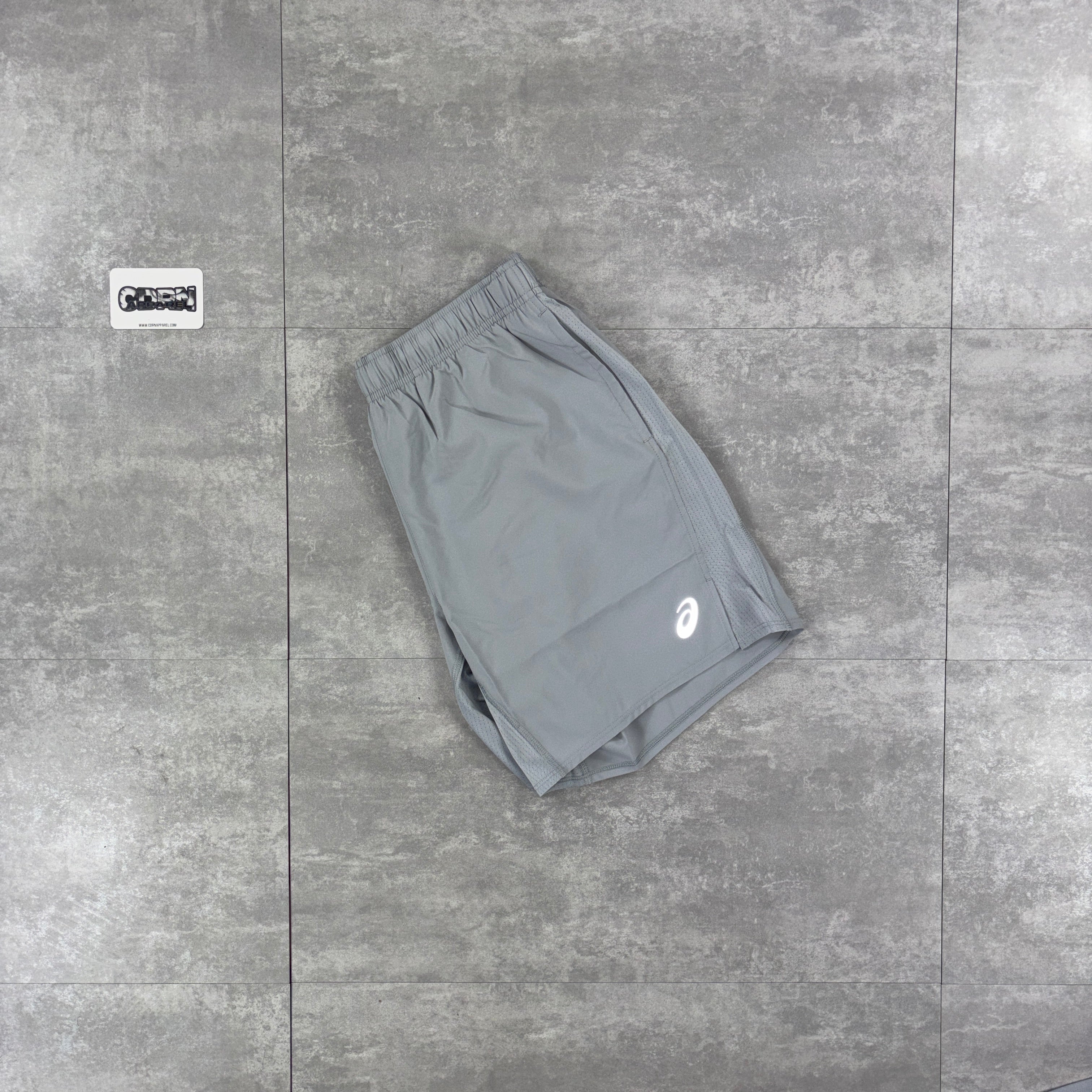 Asics Icon Performance Shorts - Grey / Neon
