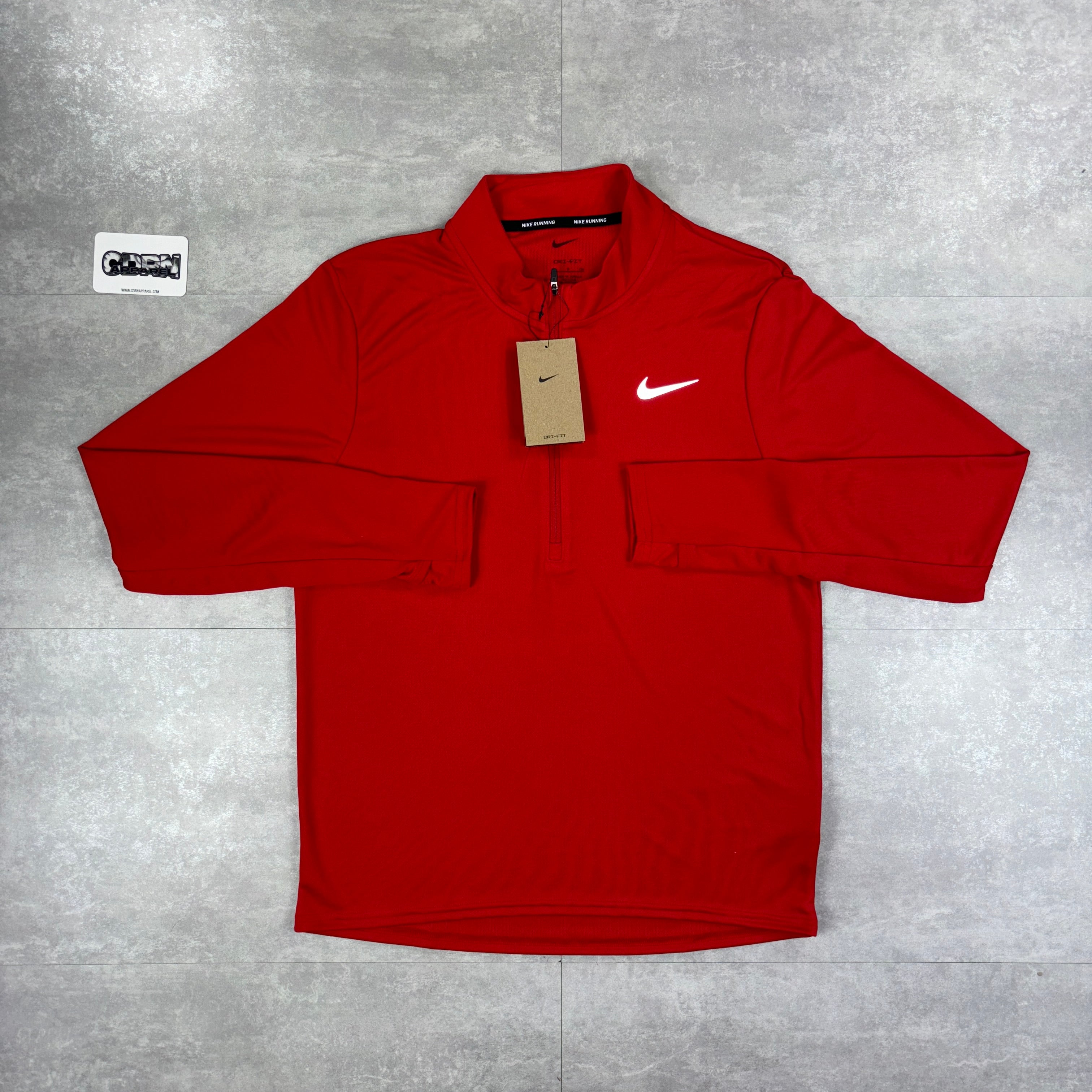 Nike 1/4 Zip Pacer - University Red
