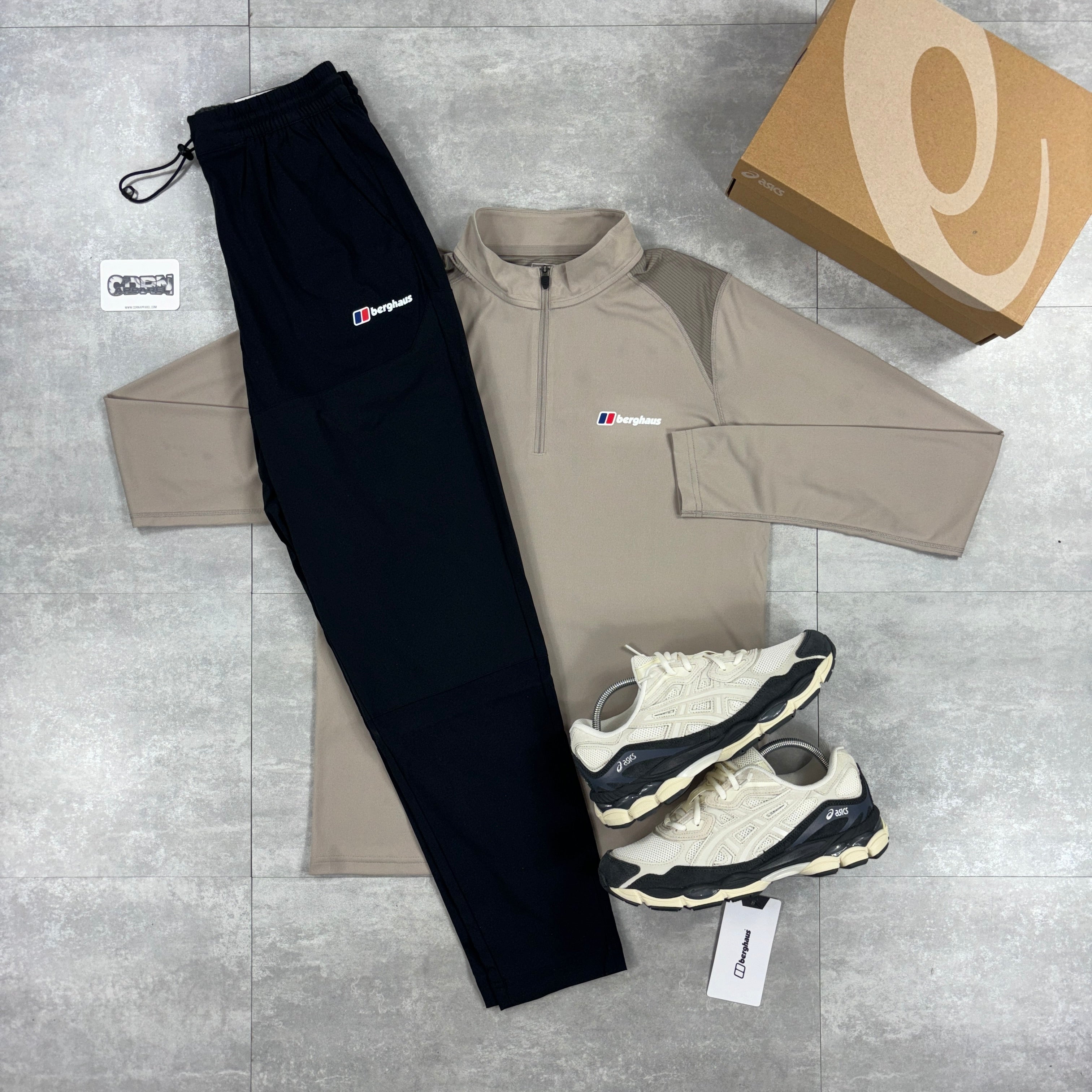 Berghaus Wayside 1/4 Zip - Beige