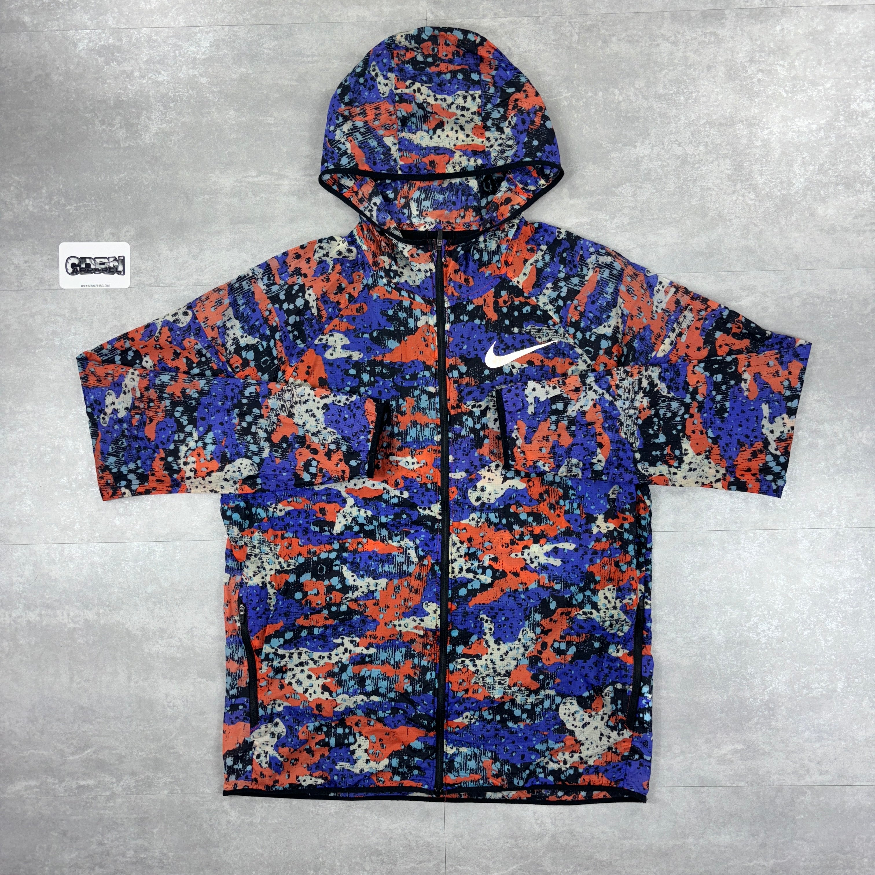 Nike Blue Tiger Camouflage Windbreaker