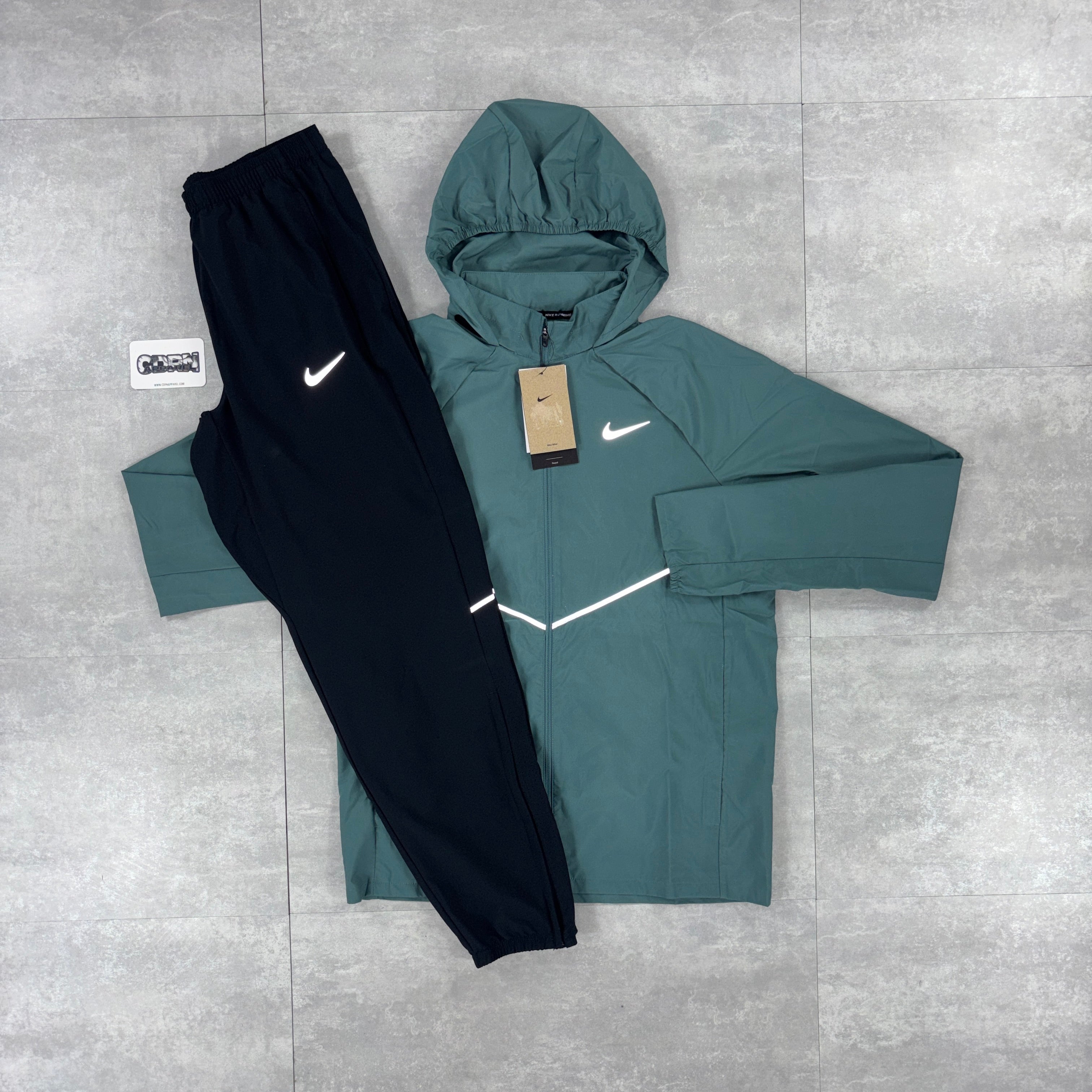 Nike Miler Repel Windbreaker Jacket - Mineral Slate