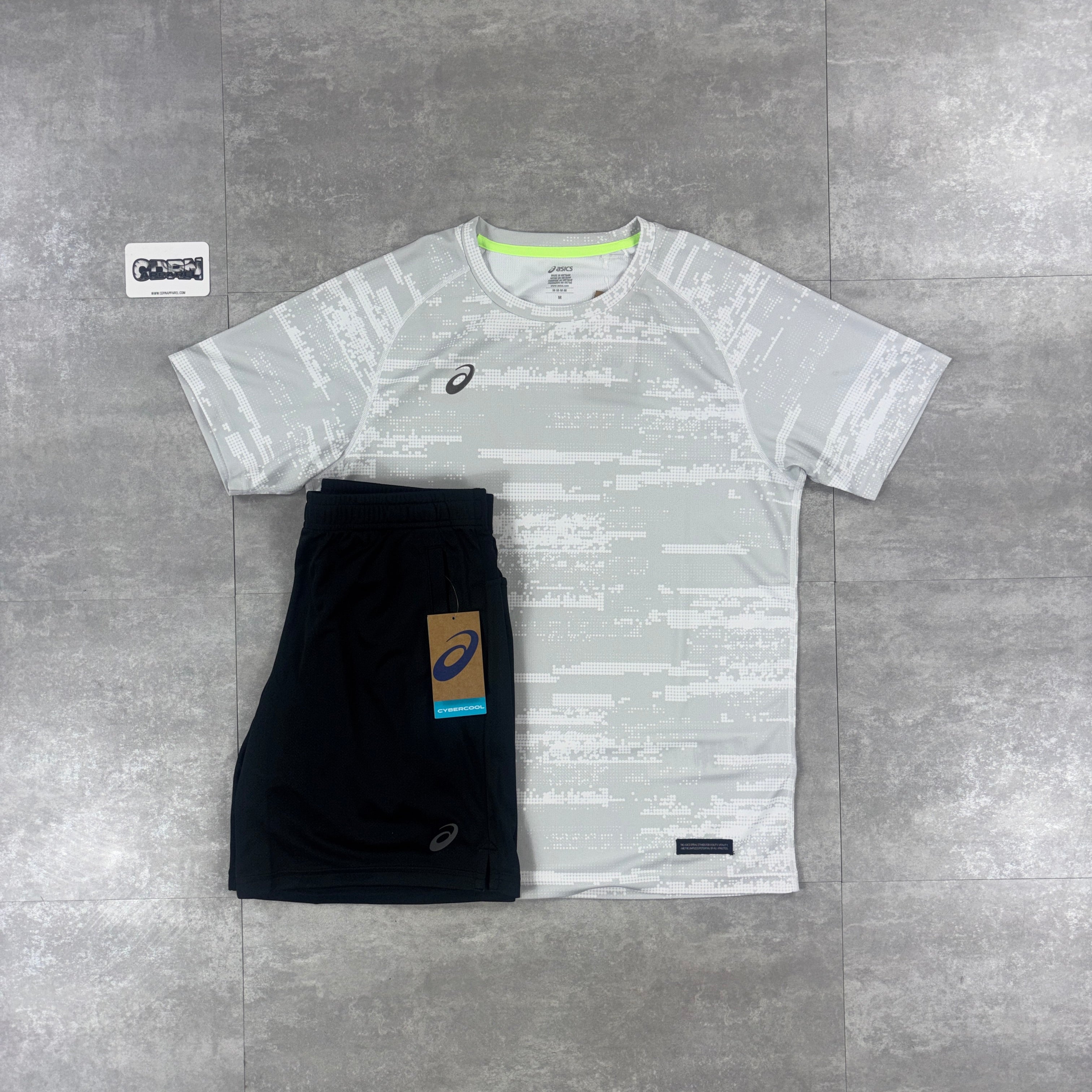 Asics Waterproof Digital Windrunner White Bundle