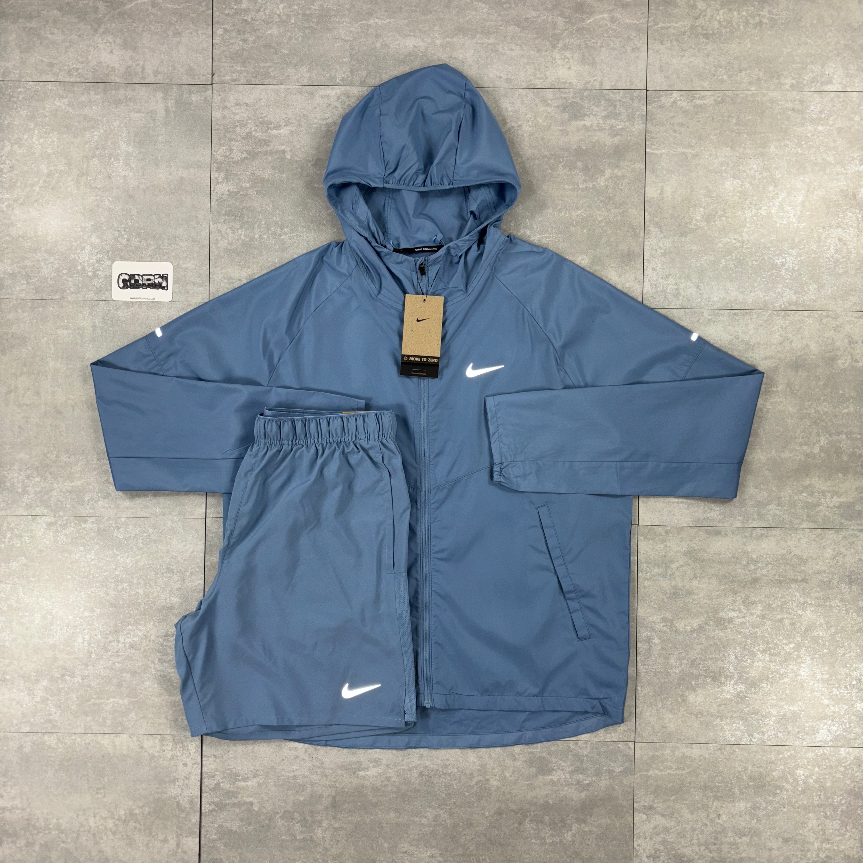 Nike Miler Repel Windbreaker Jacket - Baby Blue
