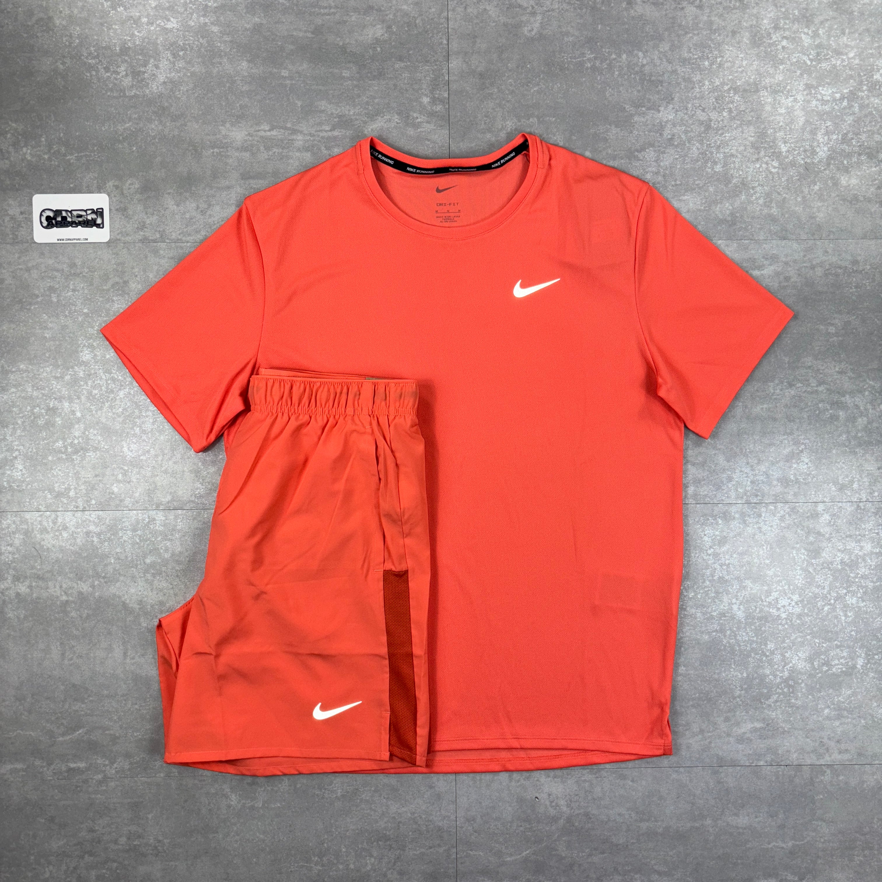 Nike Miler Dri-Fit T-Shirt - Mango