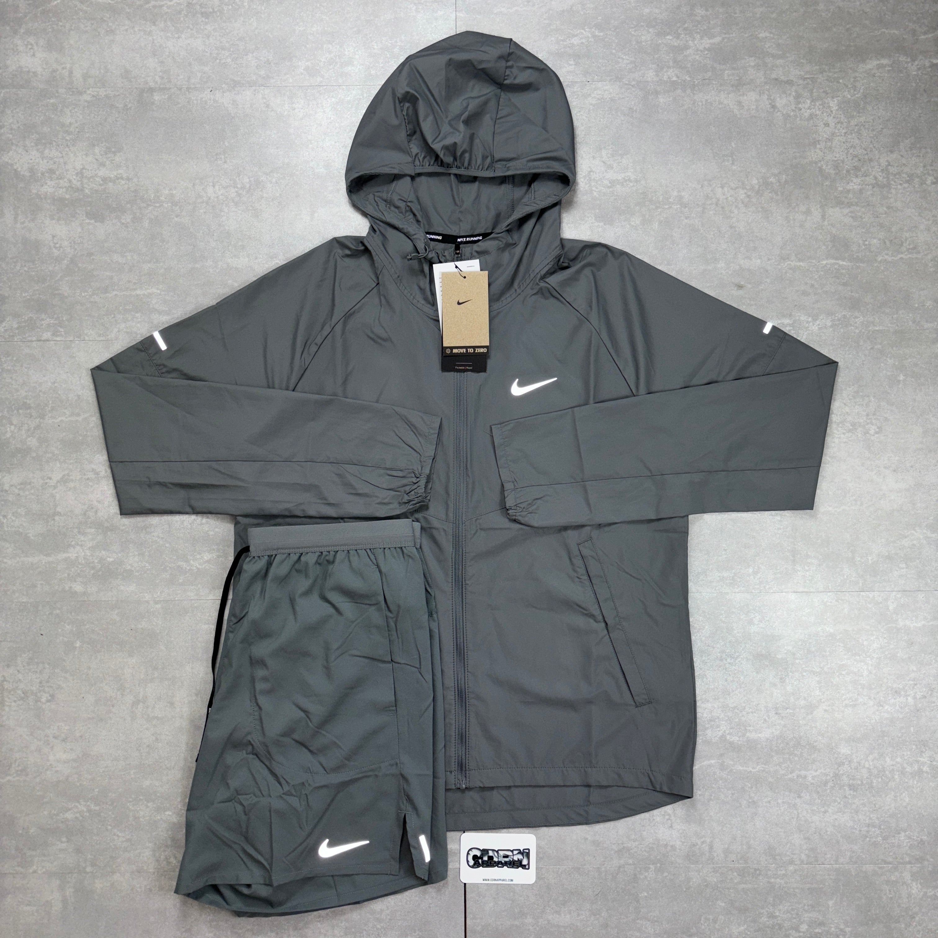 mens nike grey windbreaker