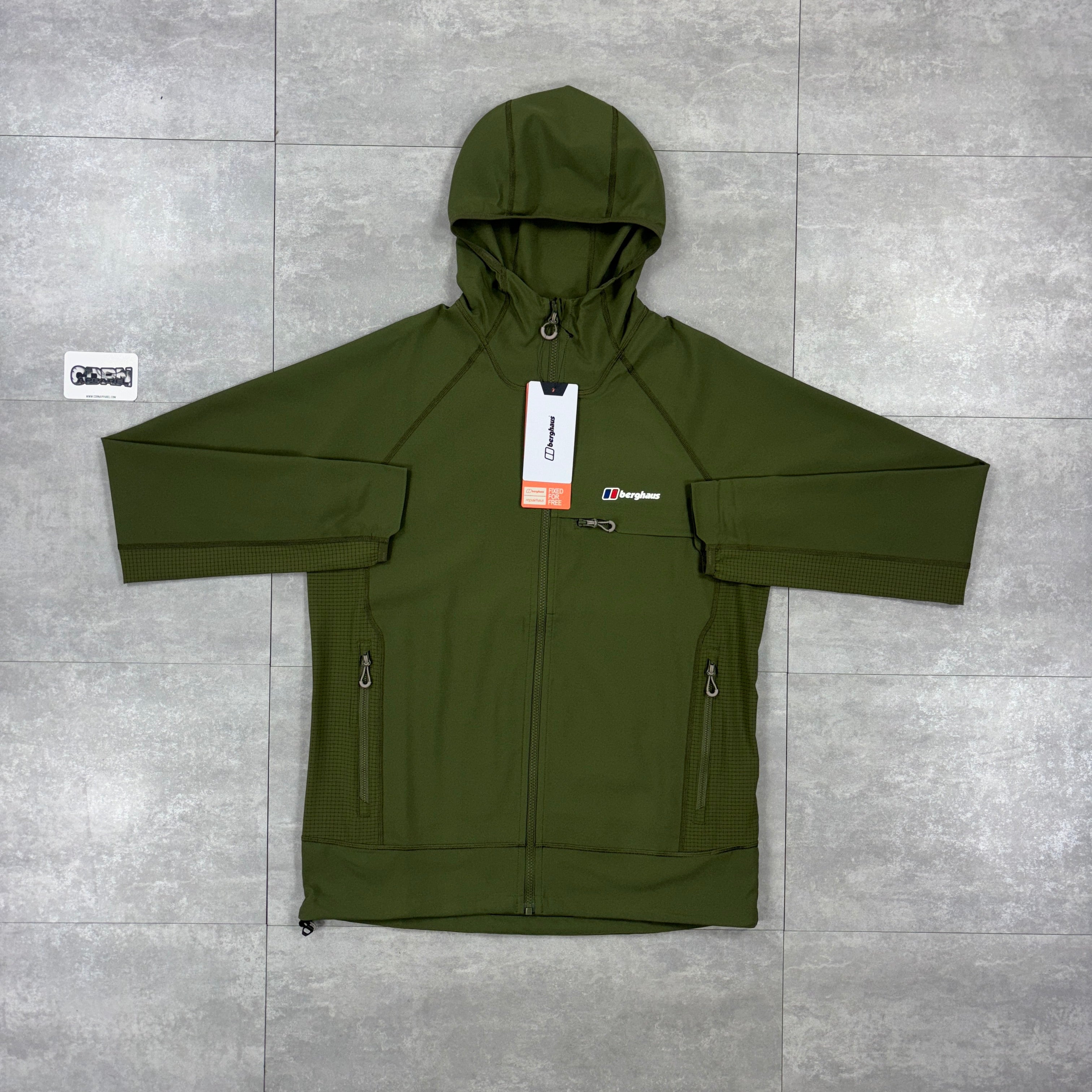 Berghaus Khaki Wavertree Windbreaker & Khaki Pants Tracksuit Set