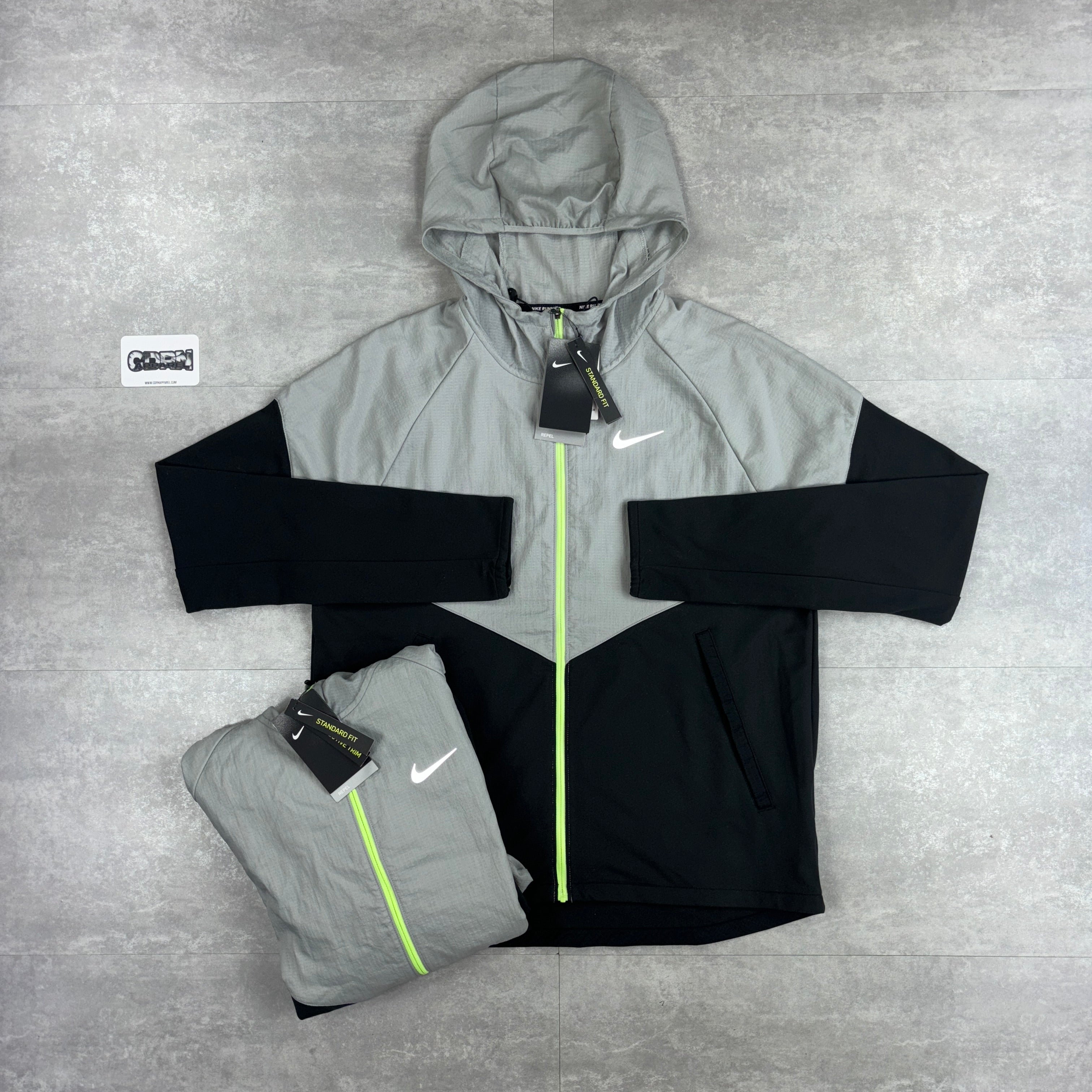 Nike Two Tone Windbreaker Jacket - Neon/Grey