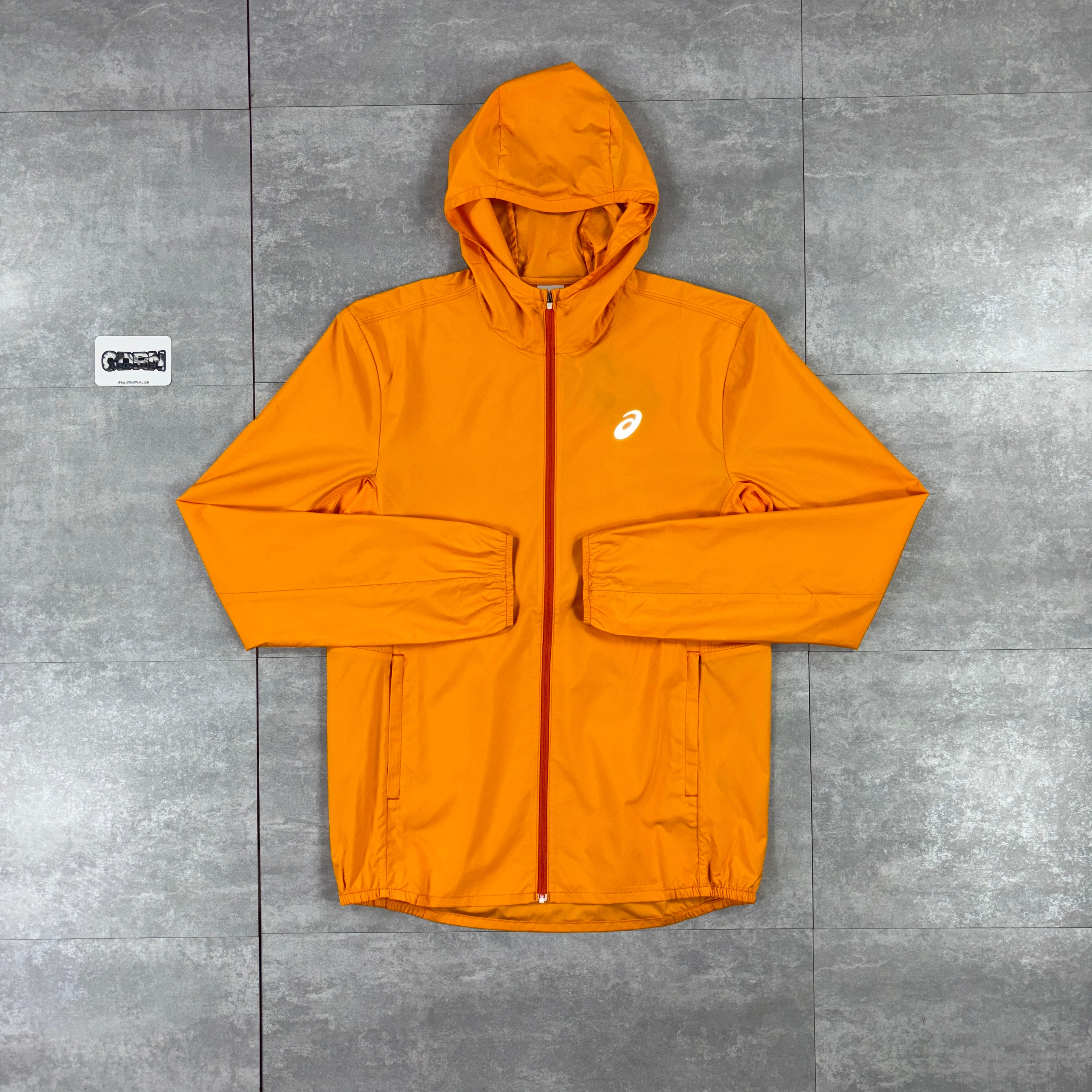 Asics Icon Windbreaker Jacket - Sunset Orange