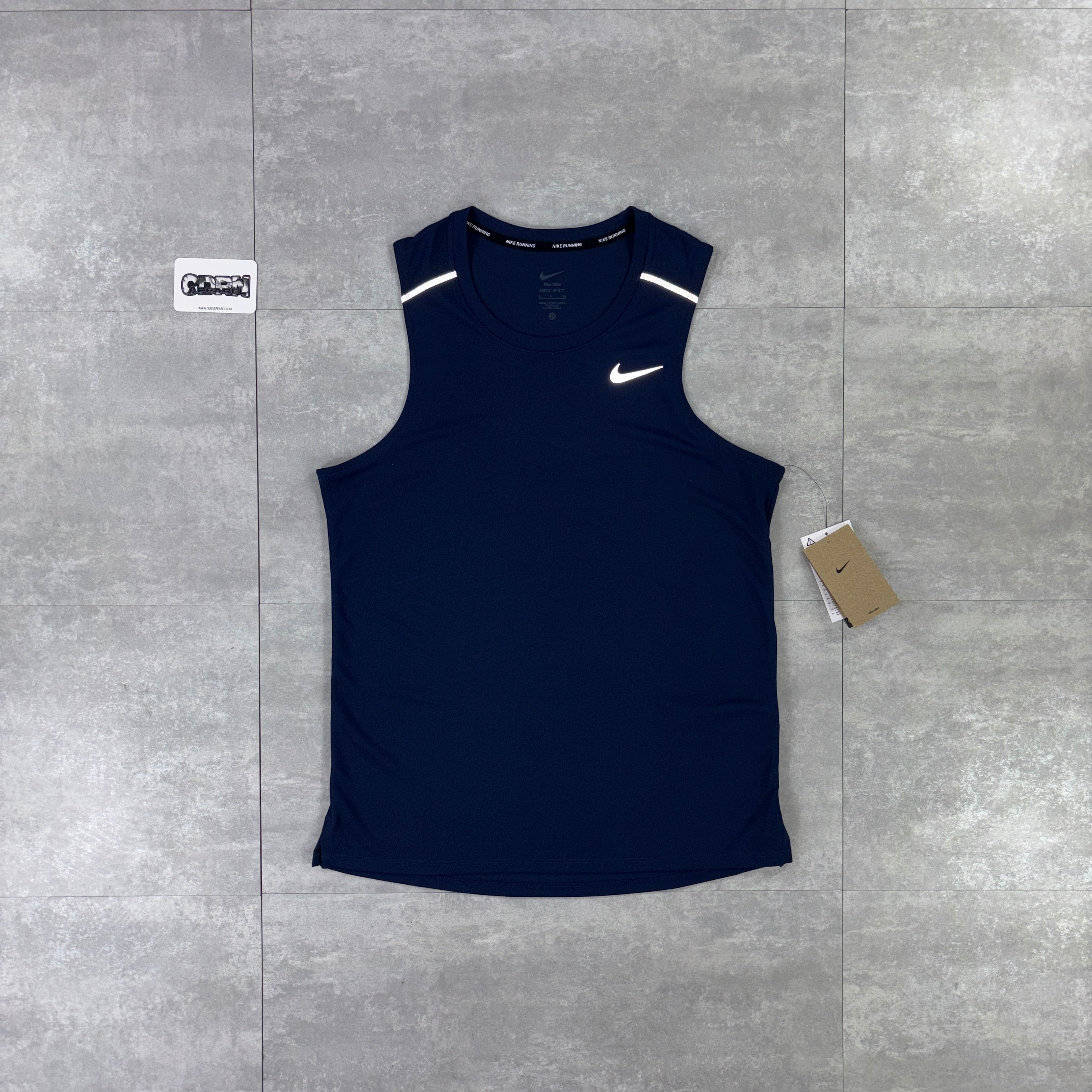 Nike Miler Vest 1.0 Navy & Navy Nike Challenger Shorts Set