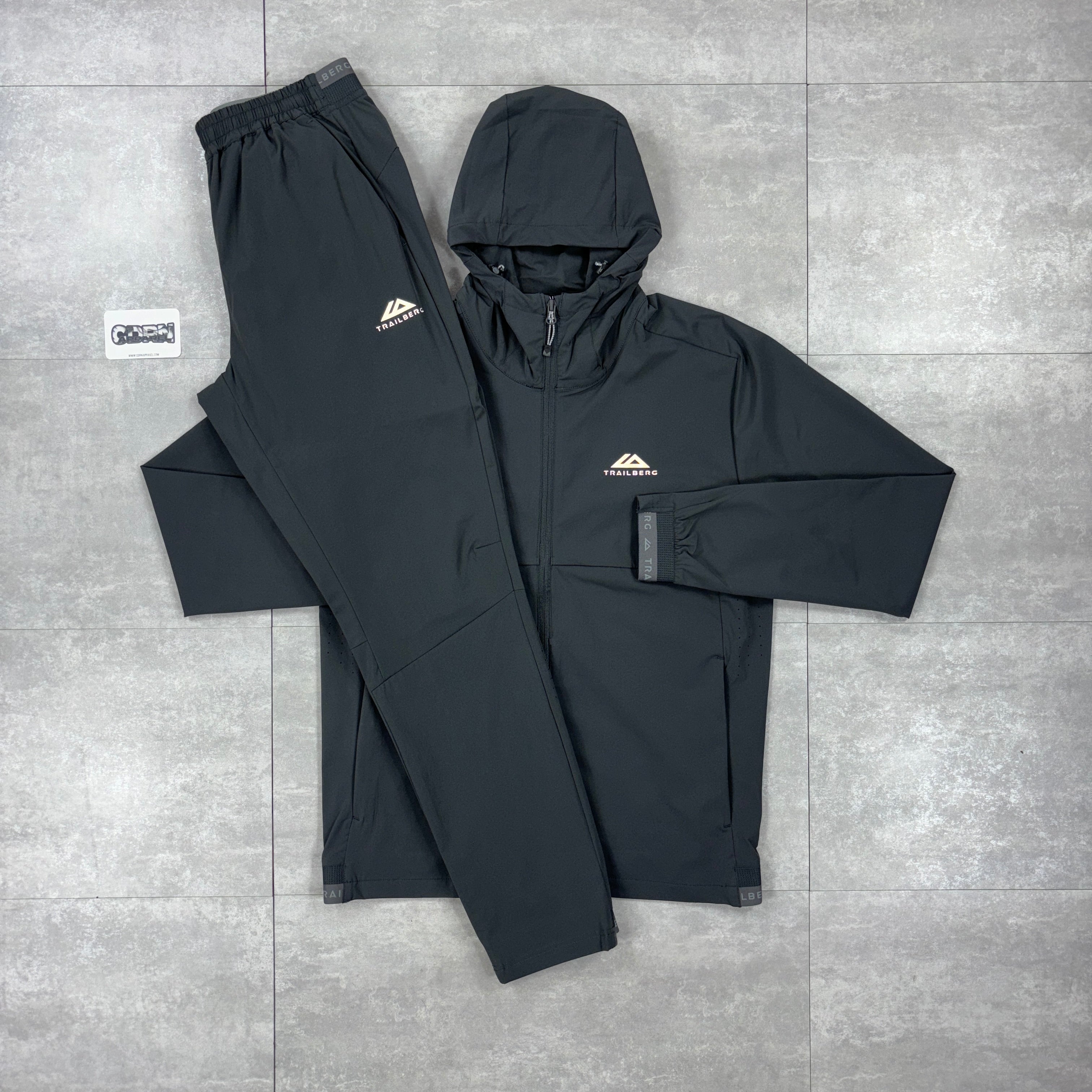Trailberg Volcano Grey Frontier 3.0 Windbreaker & Frontier 3.0 Pants Set