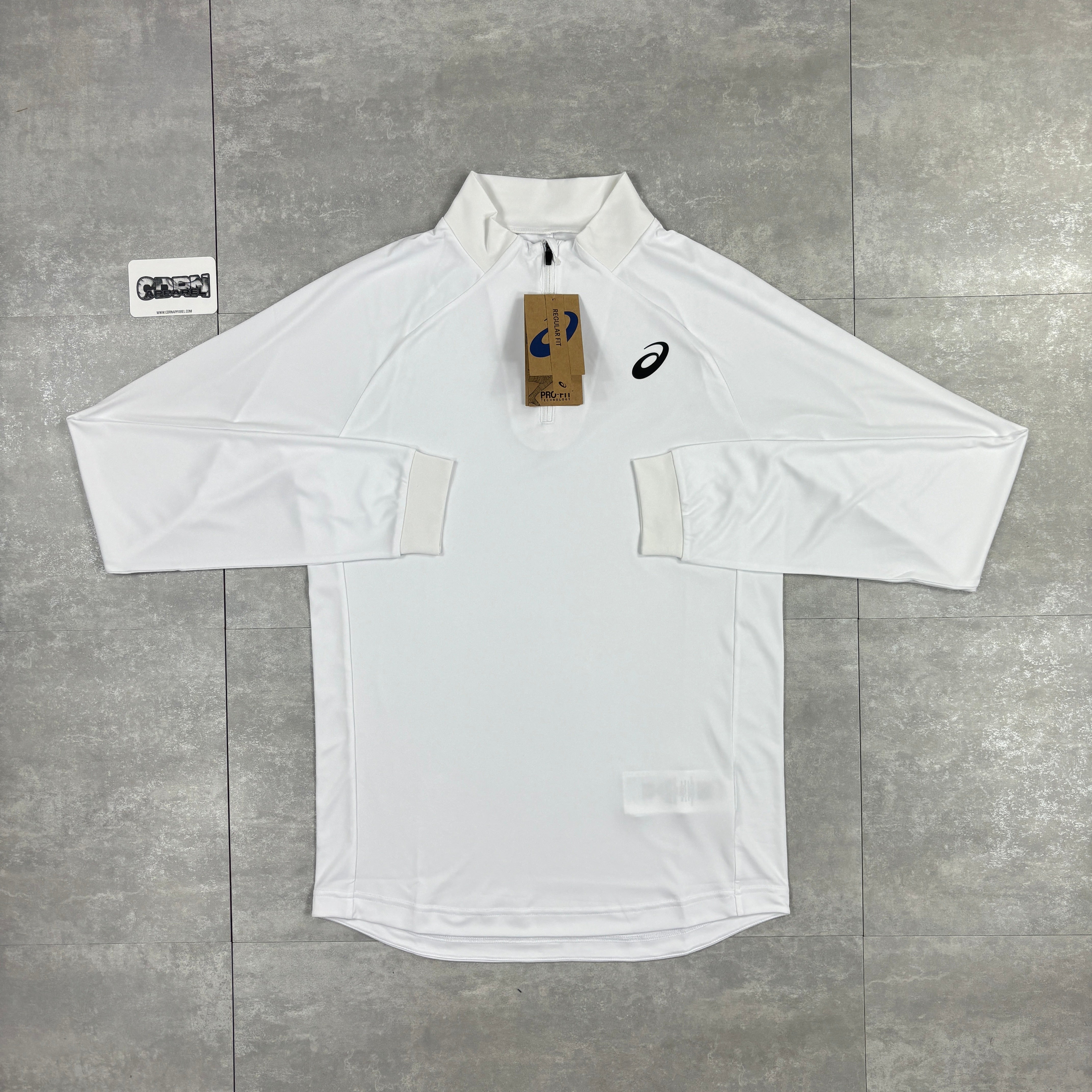 ASICS Court 1/4 Zip - White