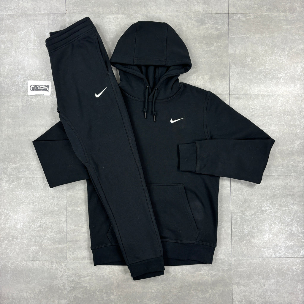 Tracksuit Set Men's Nike Black Tracksuit Nike Mens Club Fleece Full Tracksuit Set Black main image 1