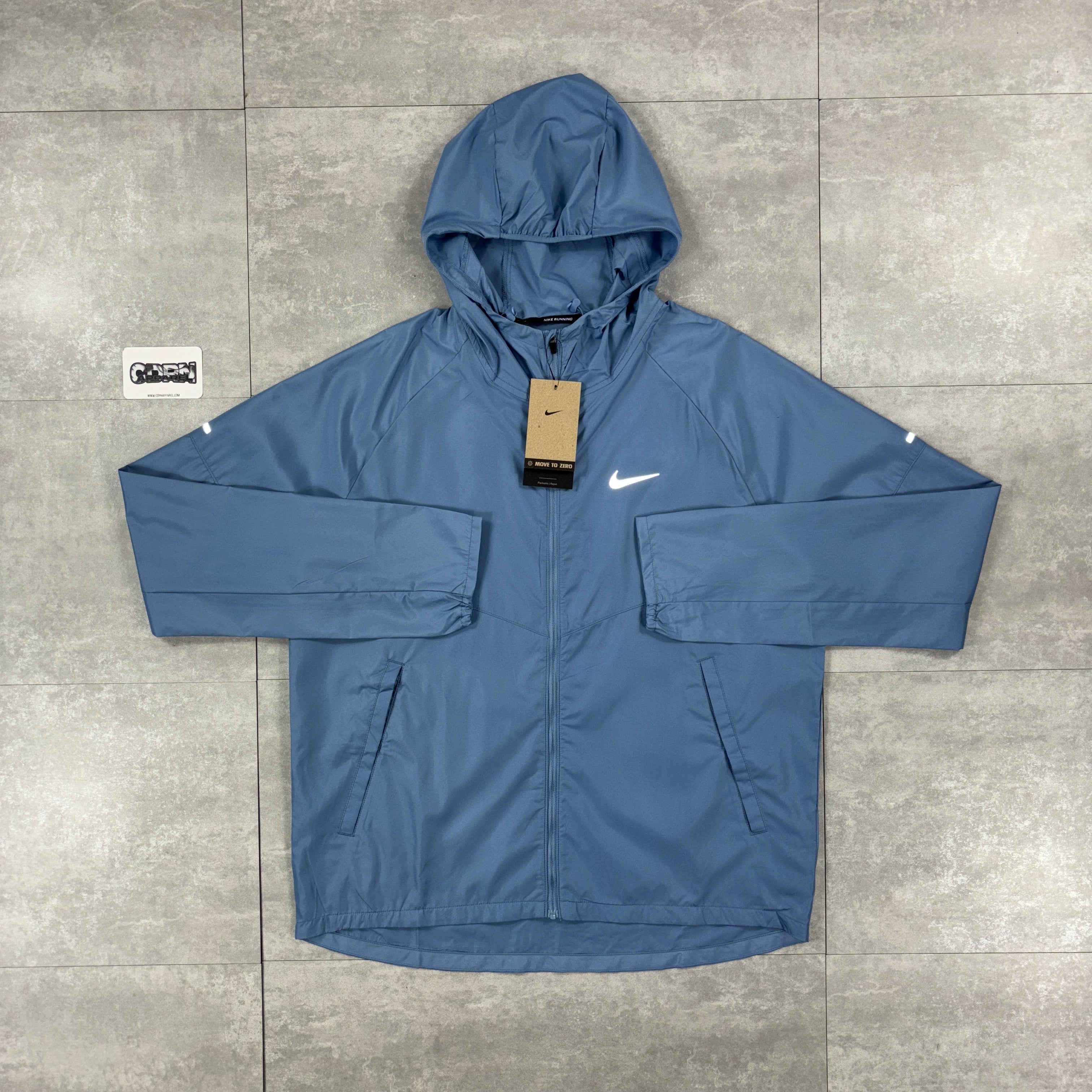Nike Miler Repel Windbreaker Jacket - Baby Blue