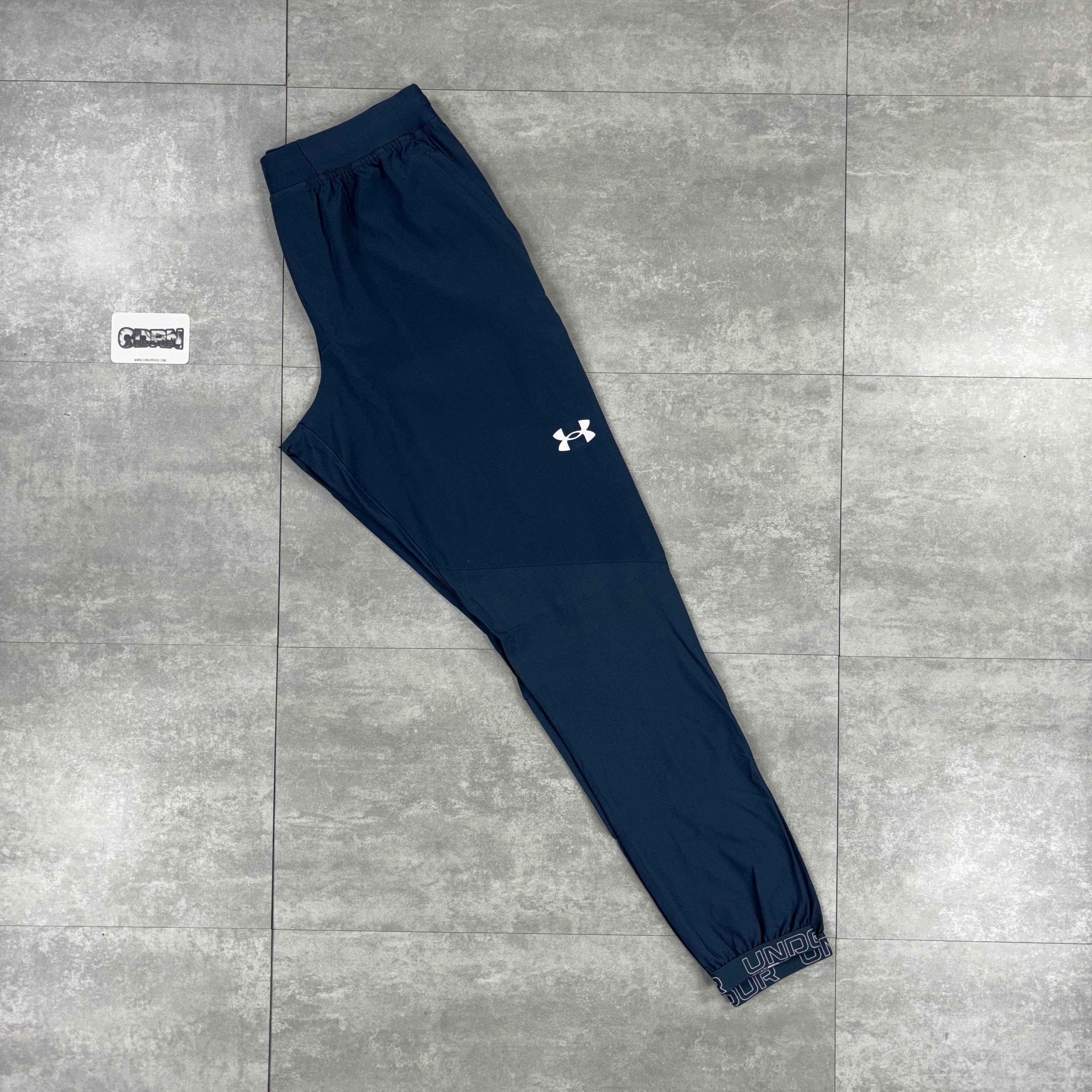 Under Armour Navy Vanish Woven Windbreaker & Navy Vanish Pants Set