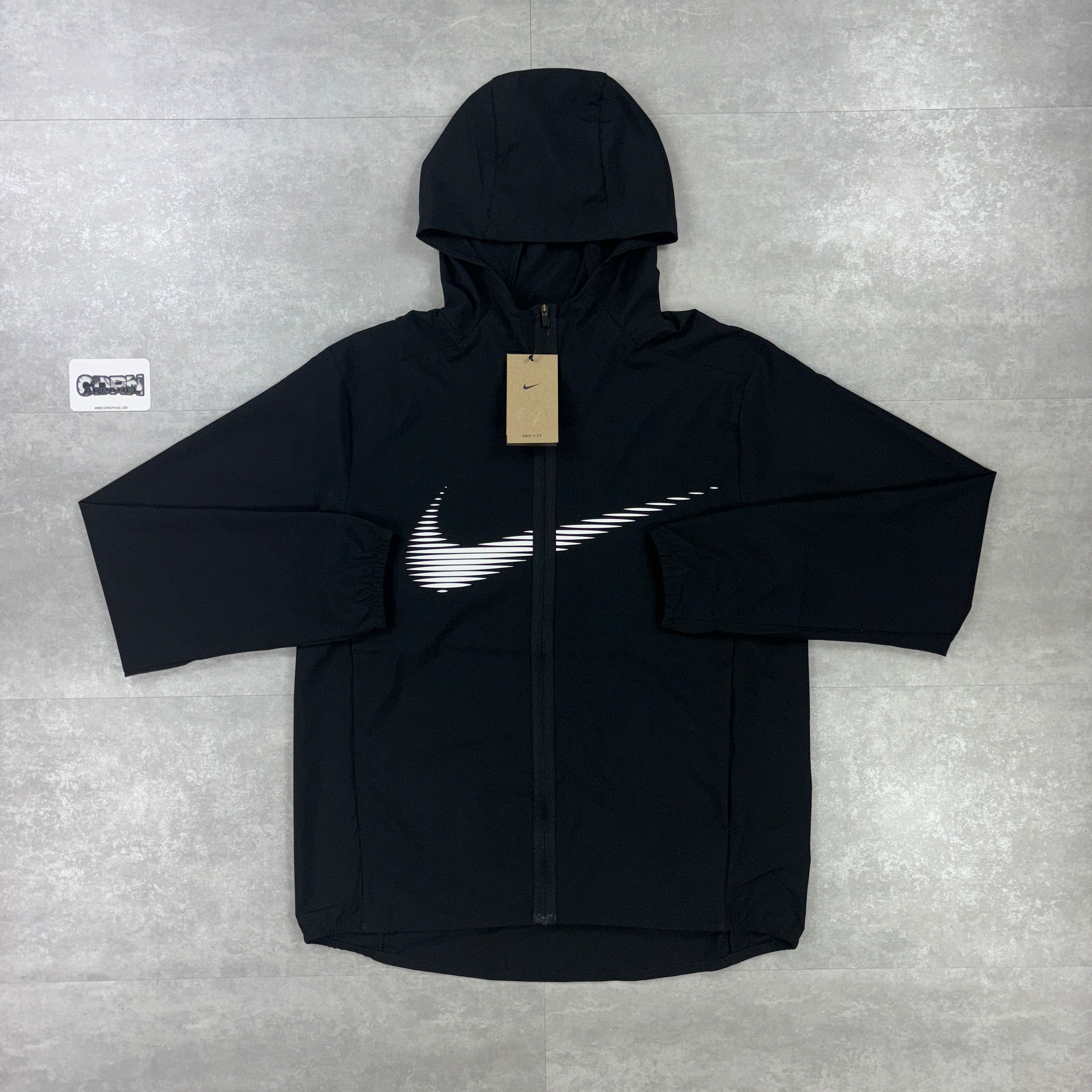Nike Dri-Fit Form HD Swoosh Windrunner Jacket - Black