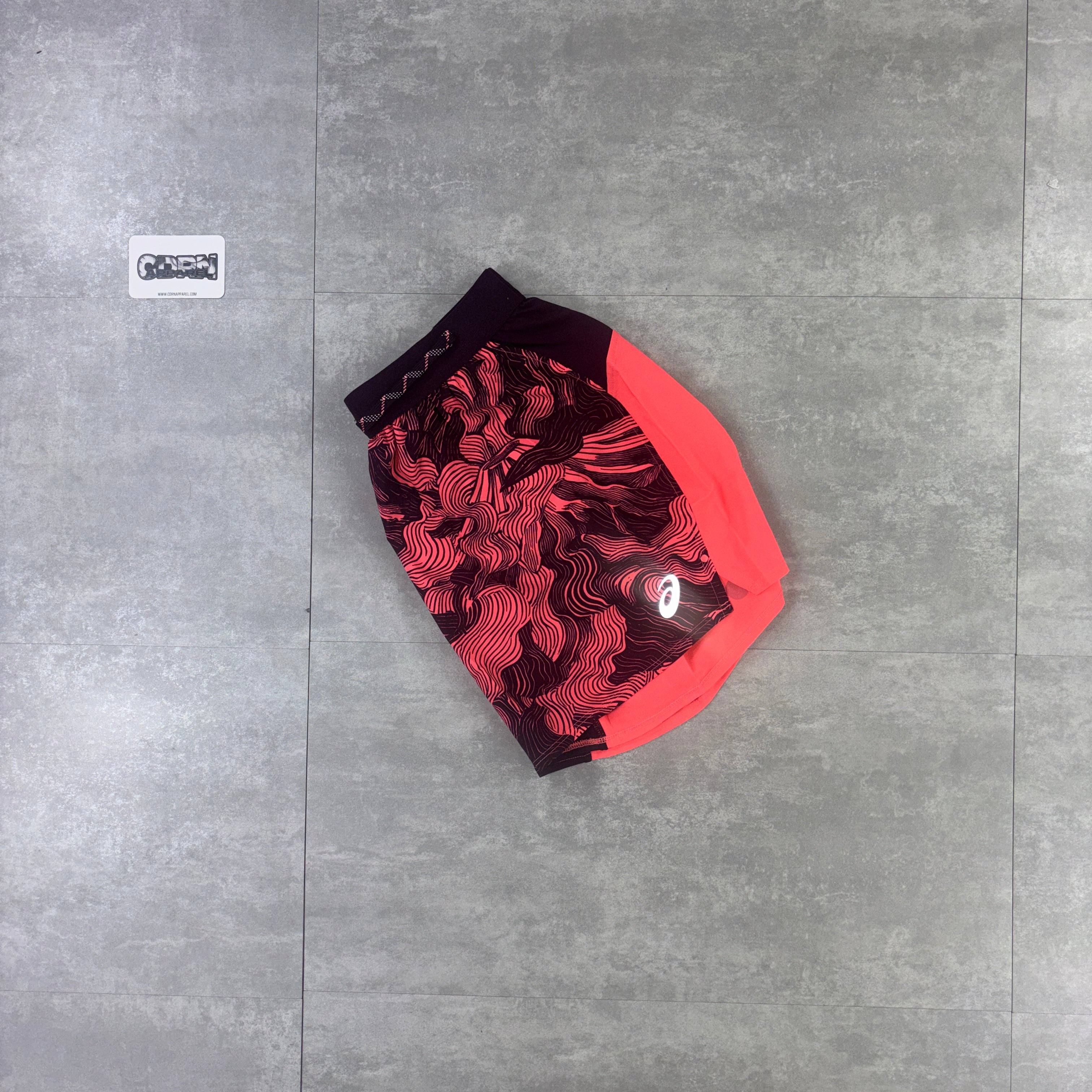 Asics Fujitrail Shorts - Blazing Coral