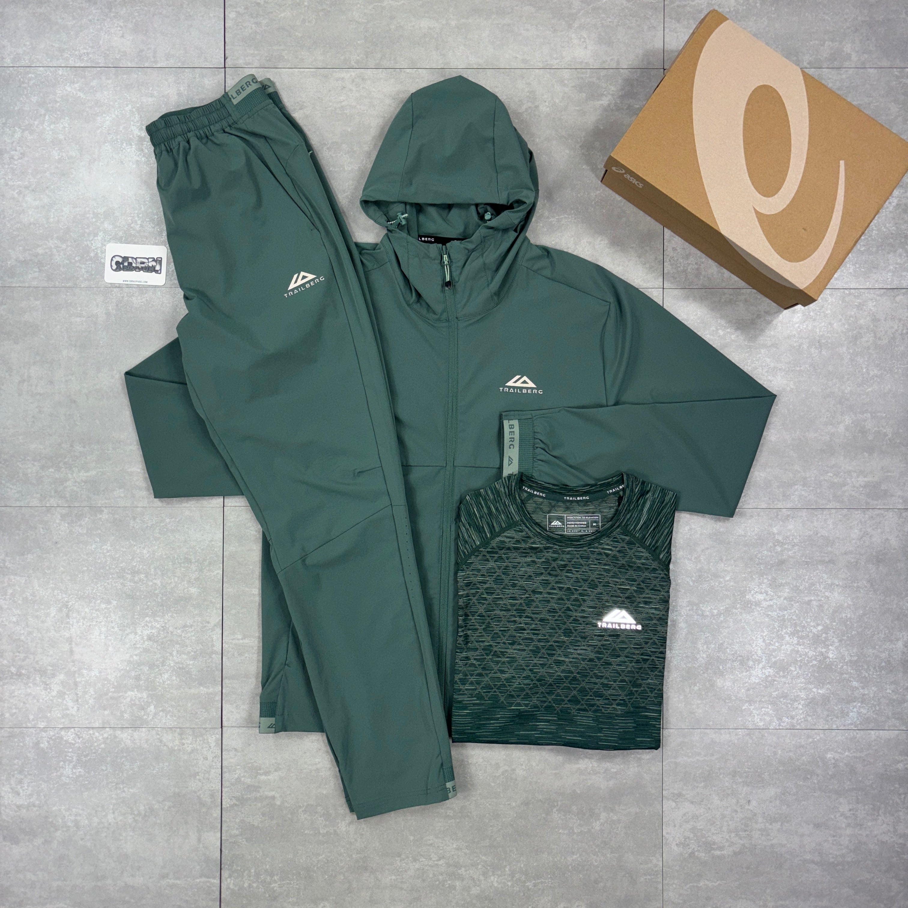 Trailberg Frontier 3.0 Windbreaker Jacket - Pine Green