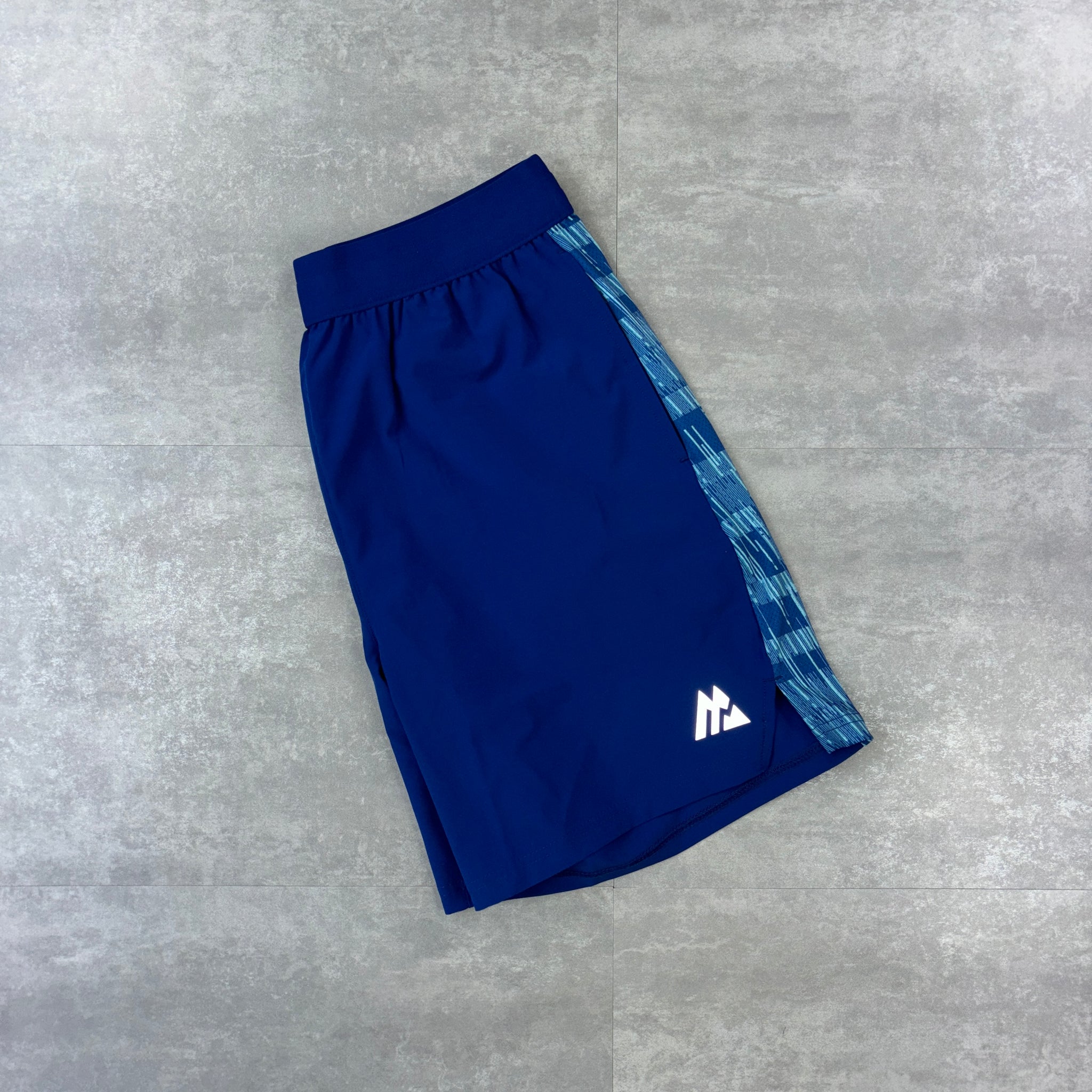 Montirex Trace AOP Shorts - Neon Blue