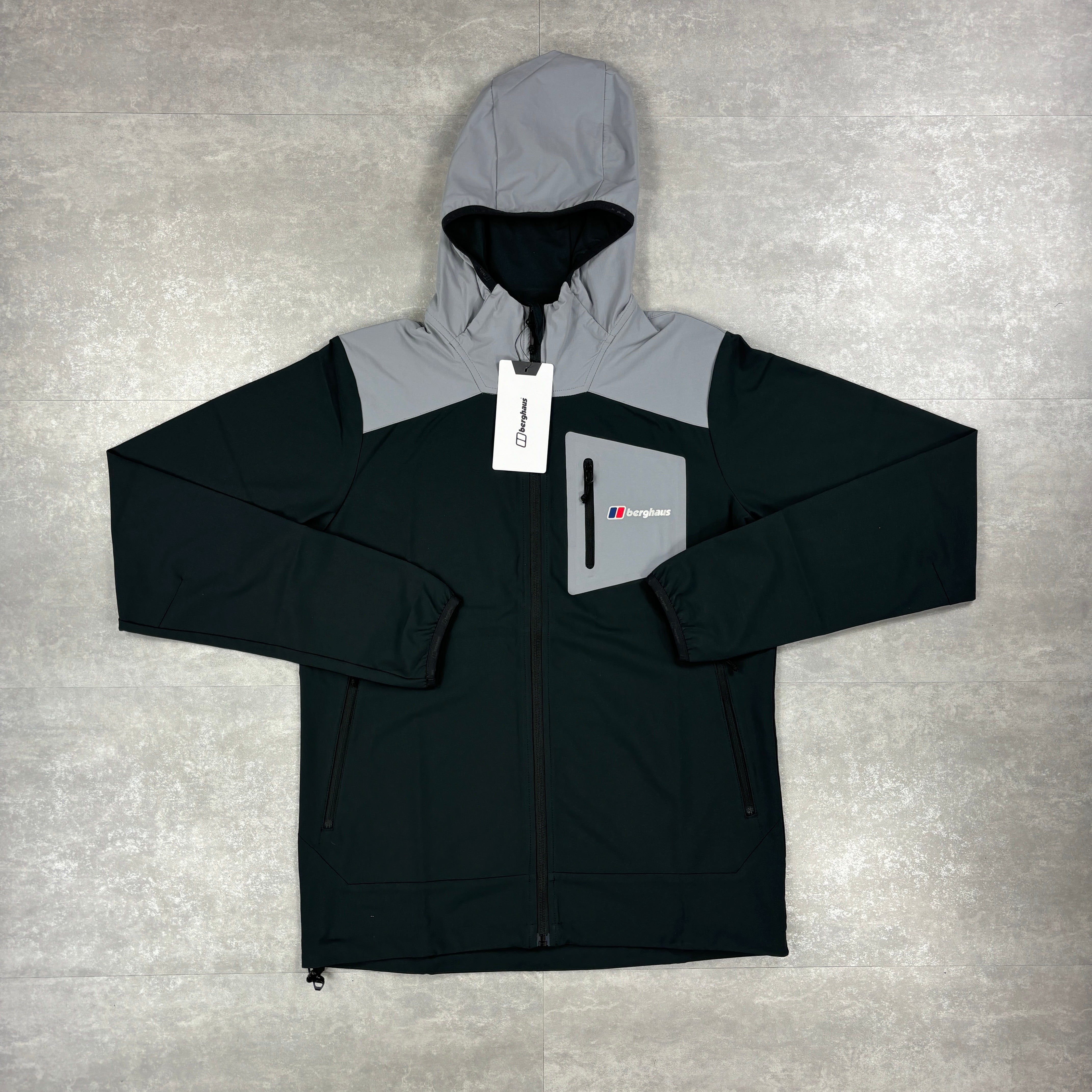 Berghaus Theran Windbreaker - Black/Grey