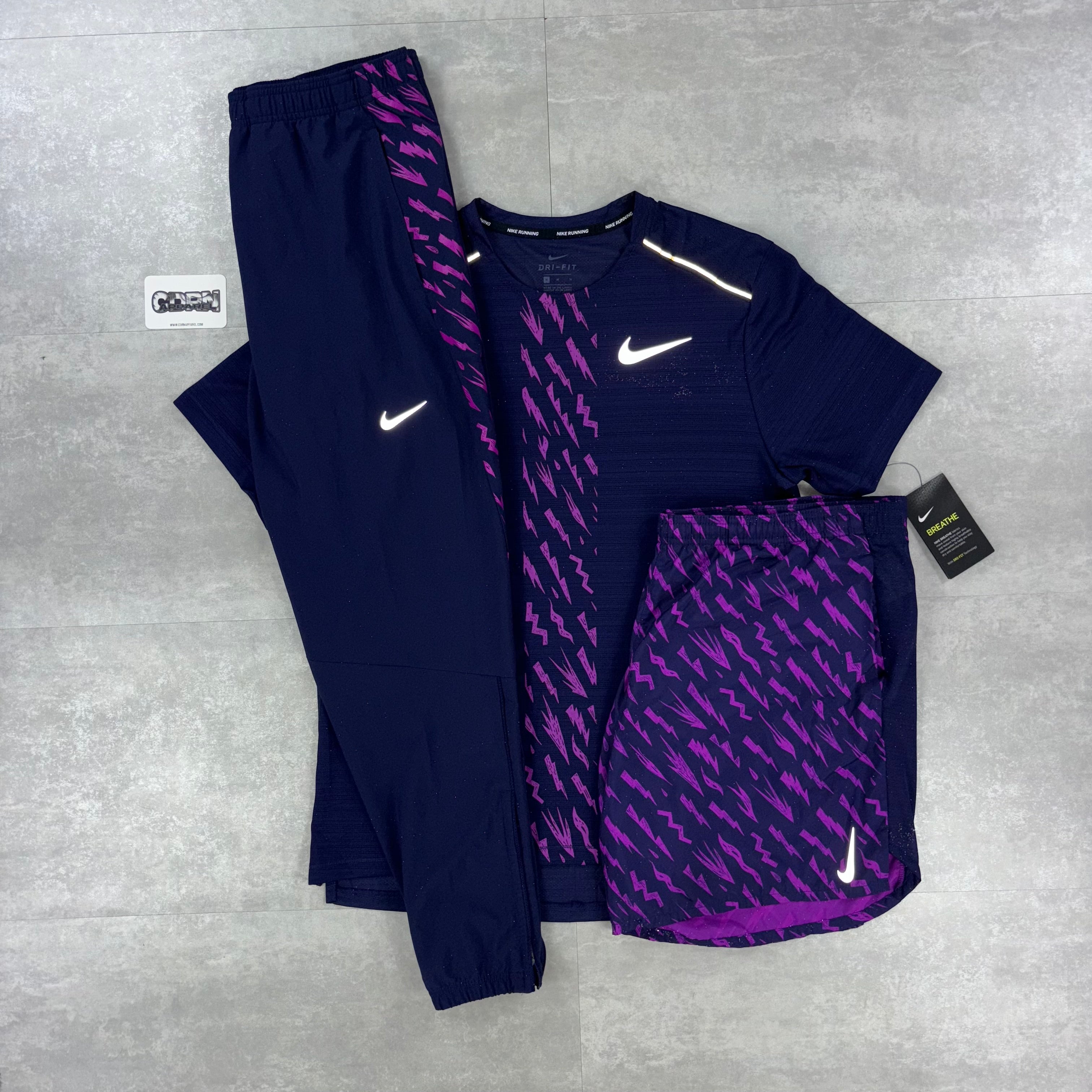 Nike Bolt Challenger Shorts - Purple