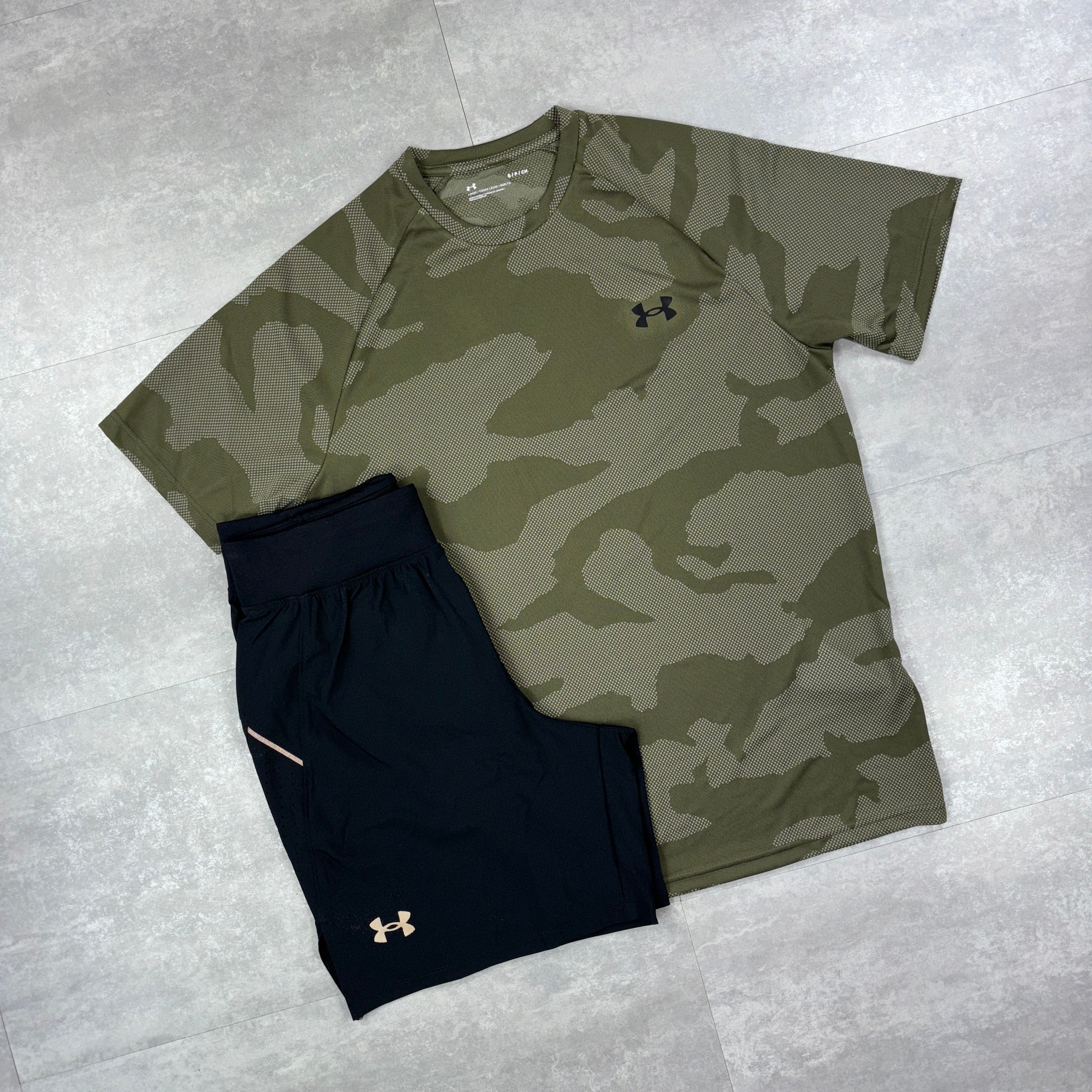 Under Armour Camo T-shirt - Khaki Green