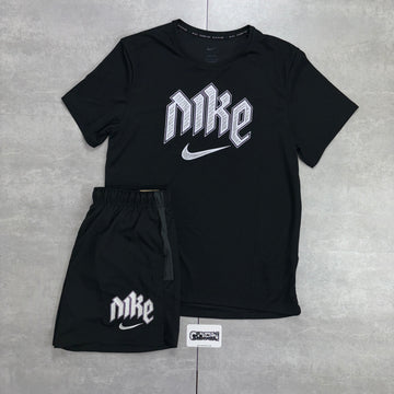 Nike Track Miler Black & Challenger Shorts