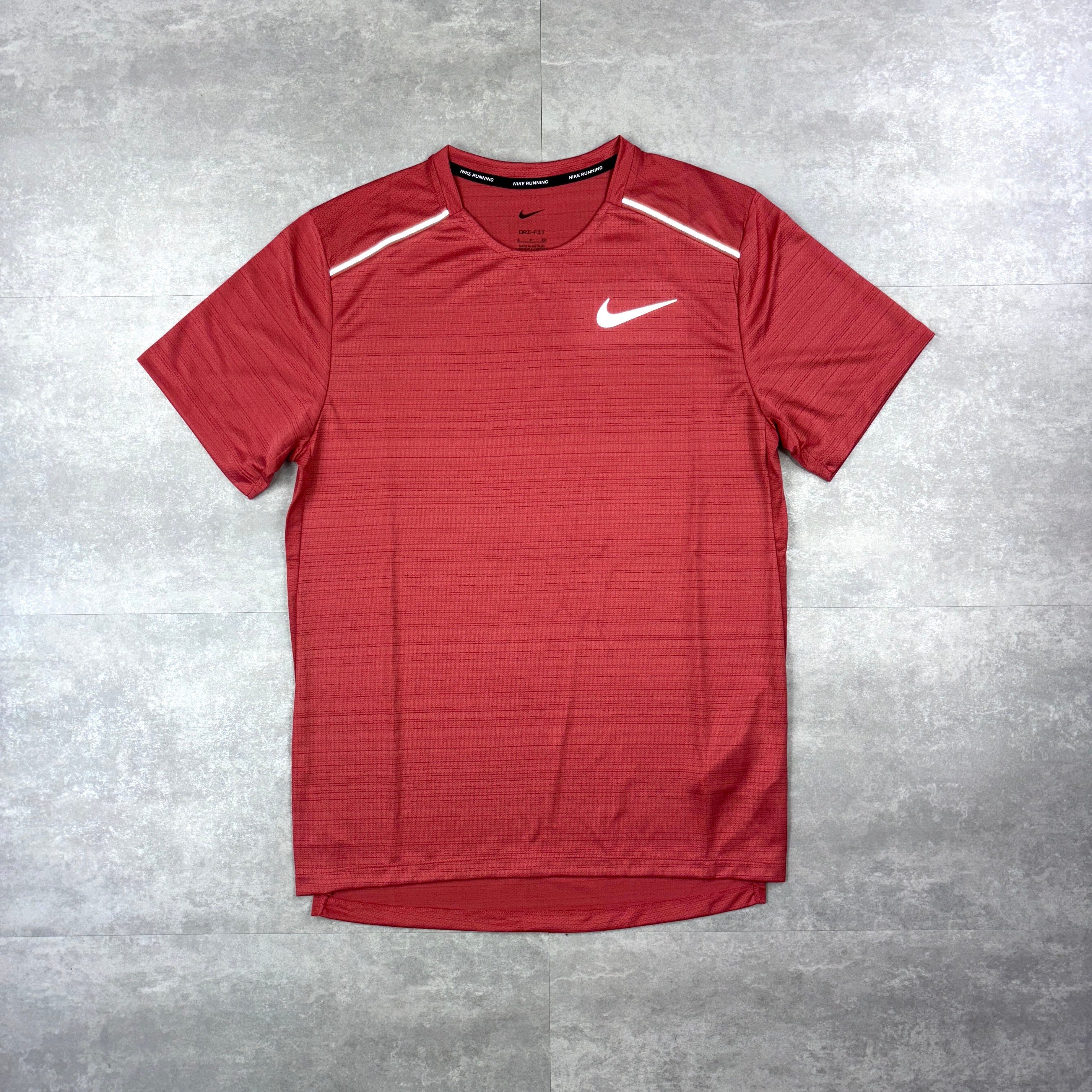 Nike Miler 1.0 Adobe Red & Adobe Red Challenger Shorts Set