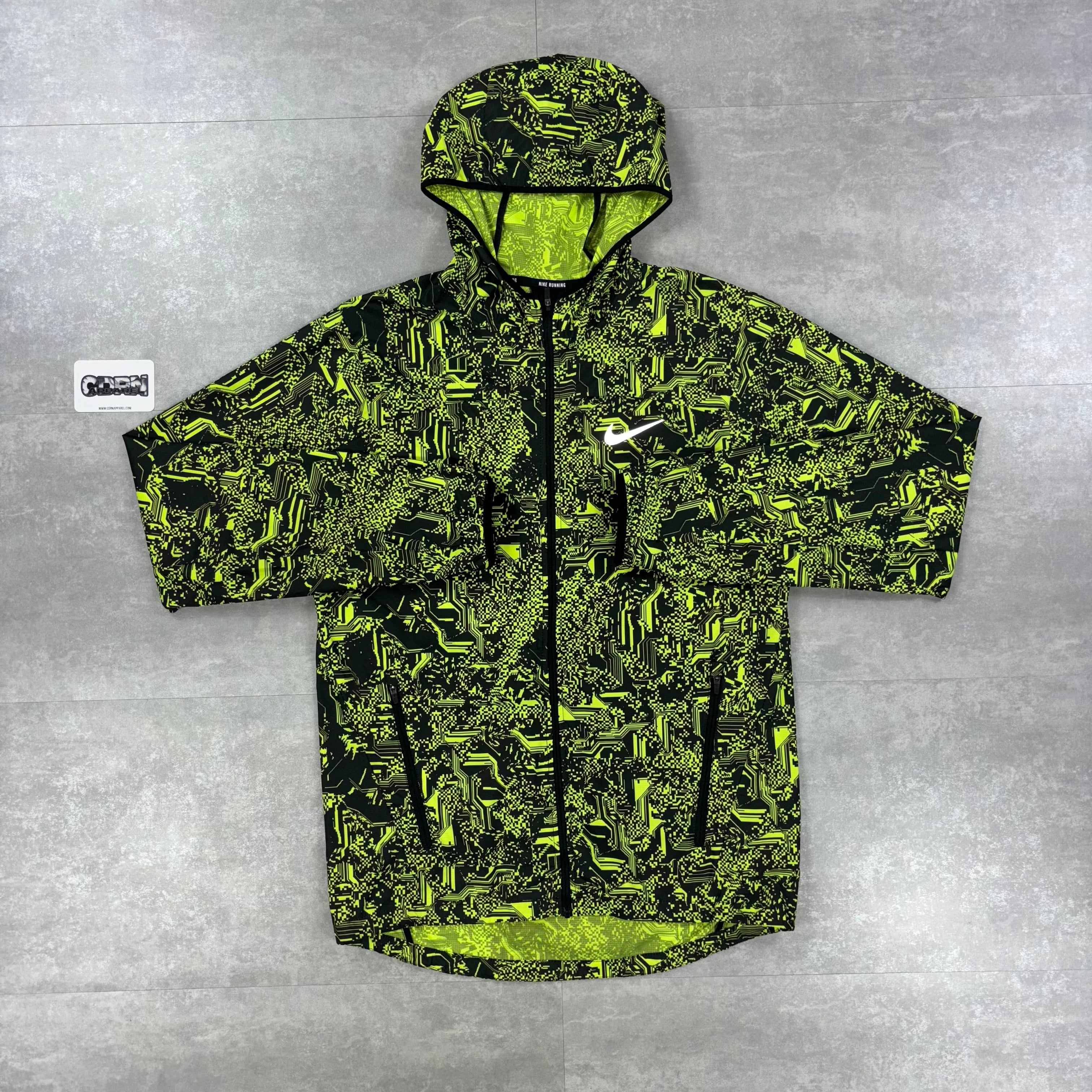 Nike Digital Windbreaker Jacket - Neon