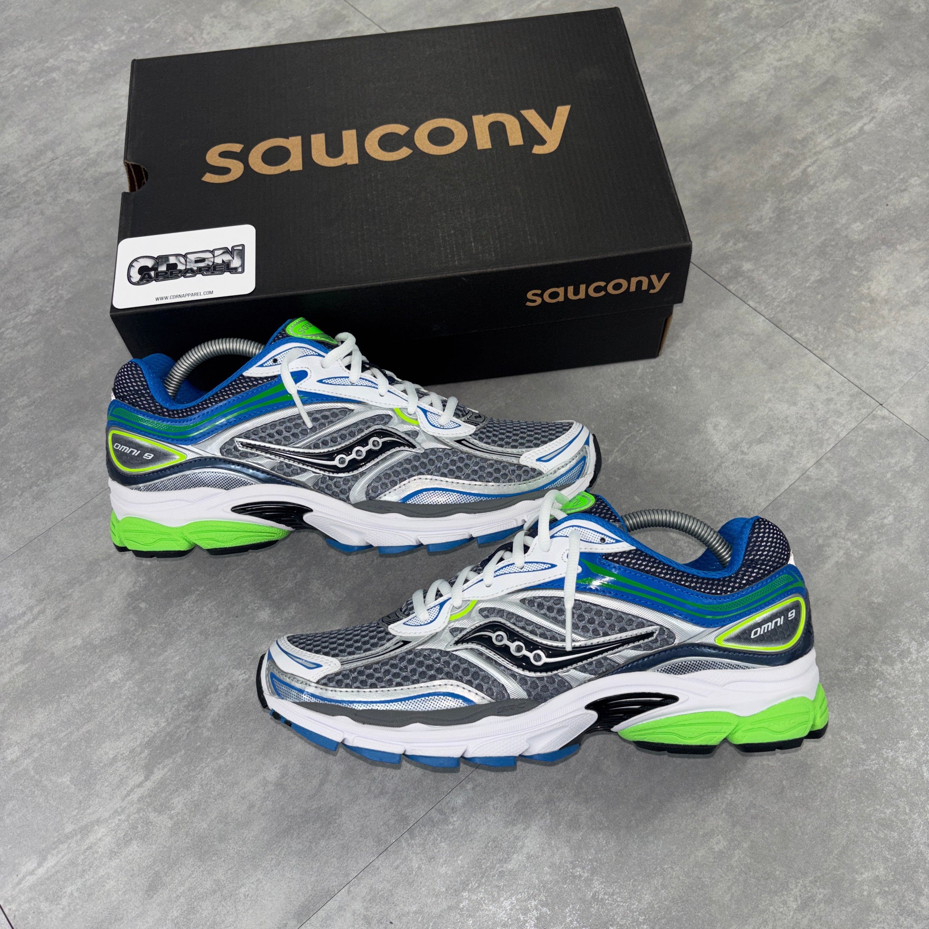 Saucony ProGrid Omni 9 Grey Slime