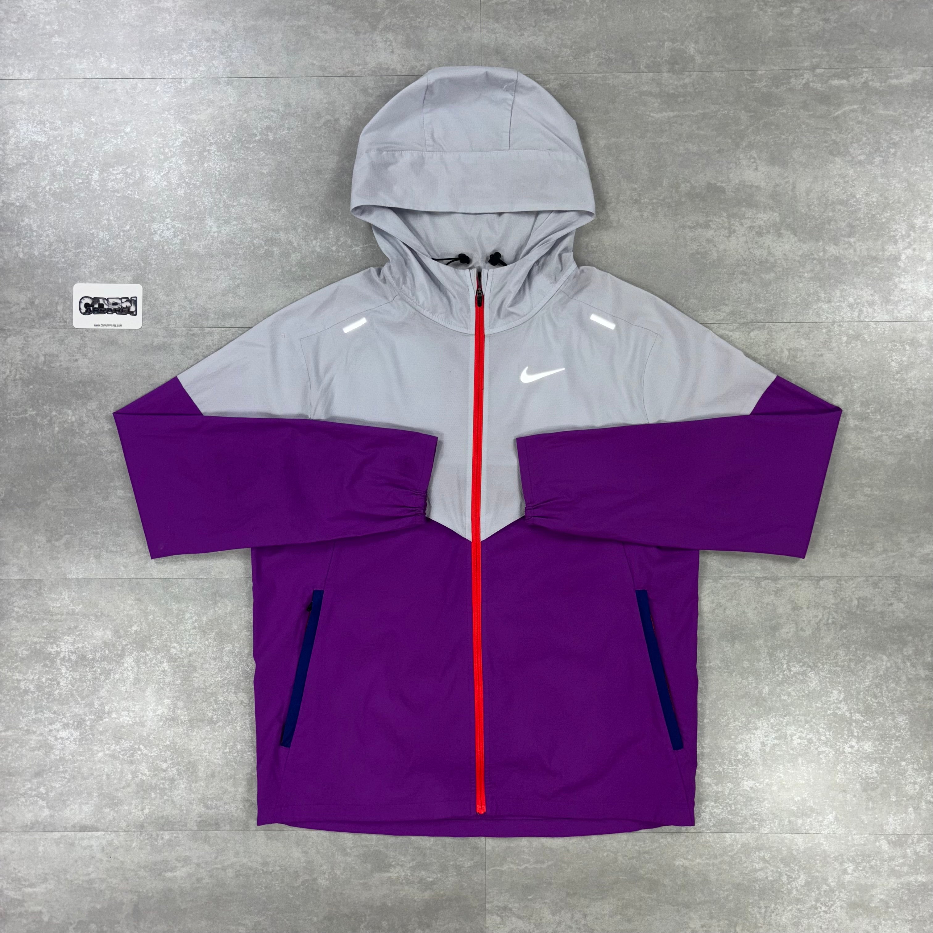 Nike UV Windbreaker Jacket - Vivid Purple / White