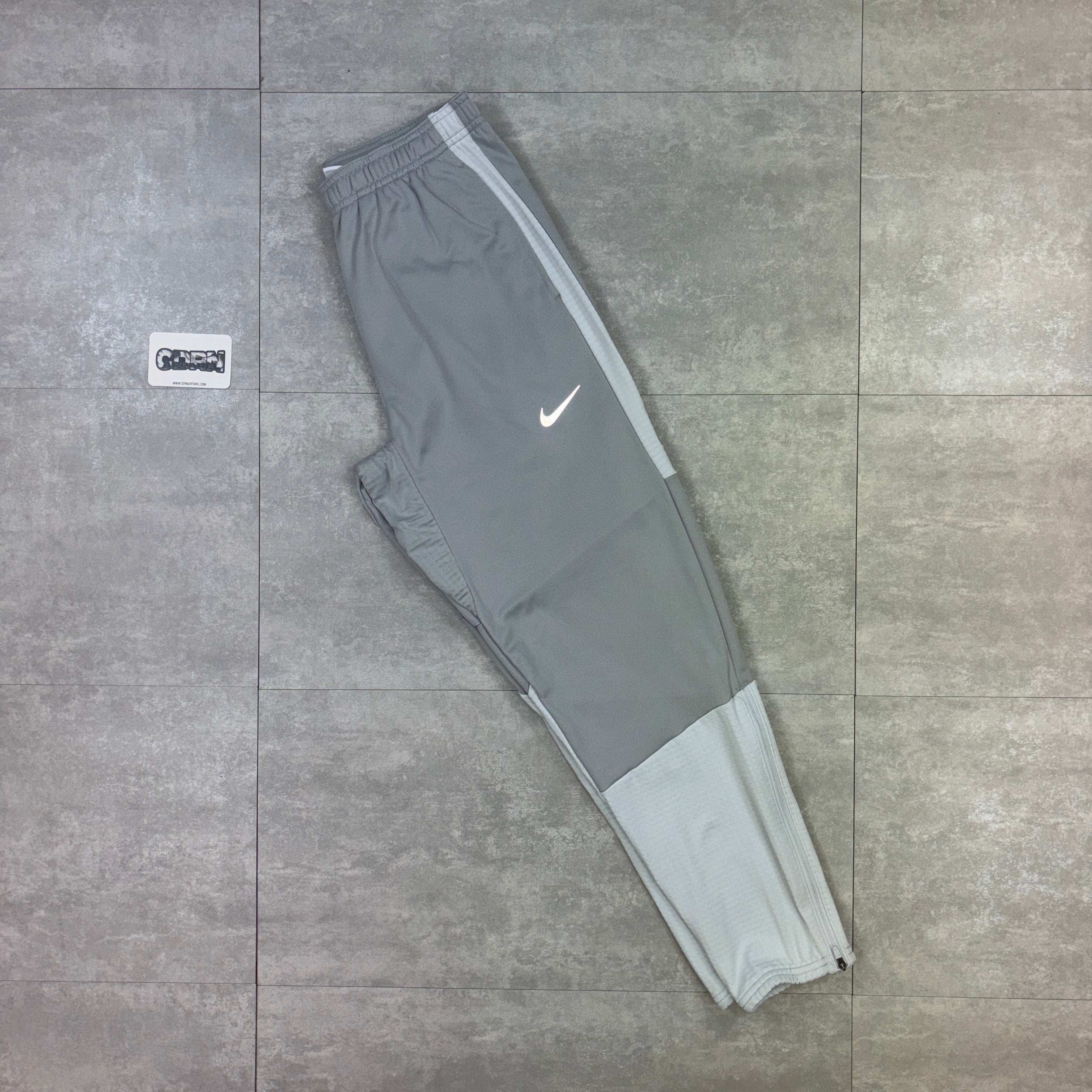 Nike Miler Therma-Fit Repel Windbreaker Jacket Winterised Grey & Therma-Fit Pants Sst