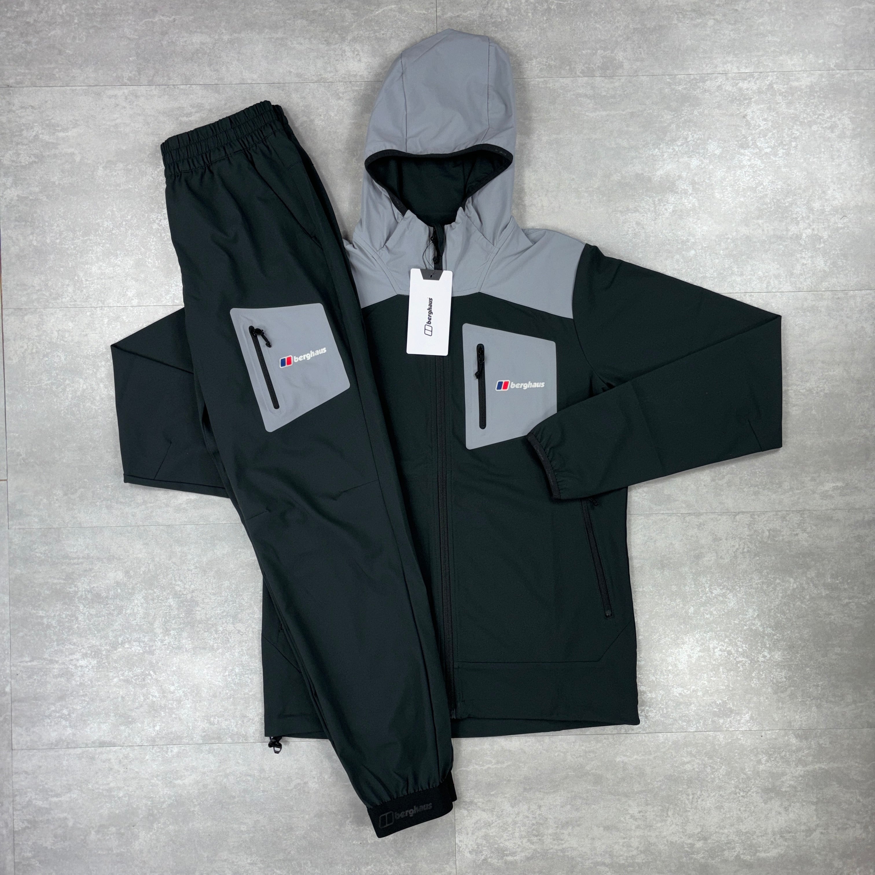 Berghaus Theran Windbreaker - Black/Grey