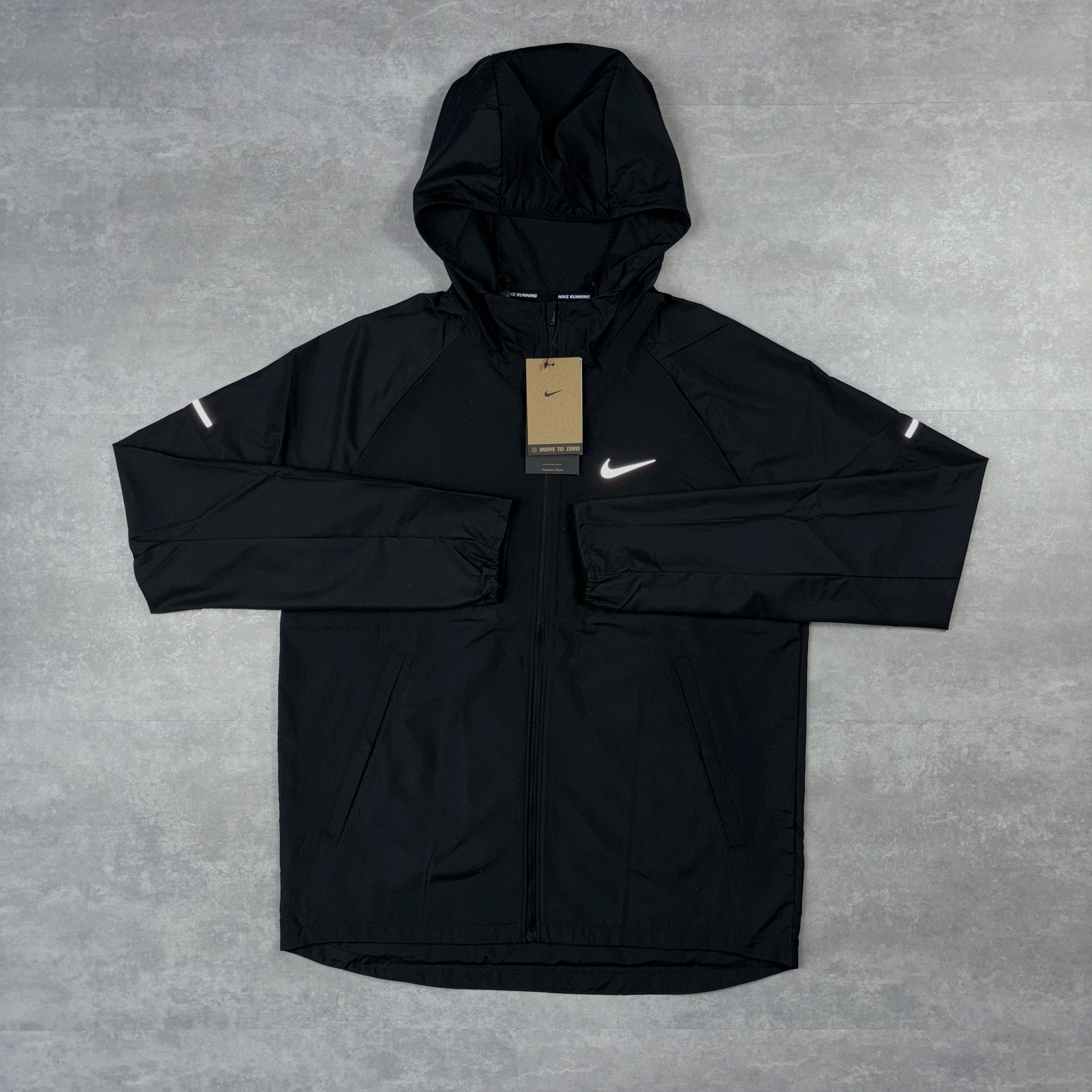 Nike Miler Repel Windbreaker Black Small