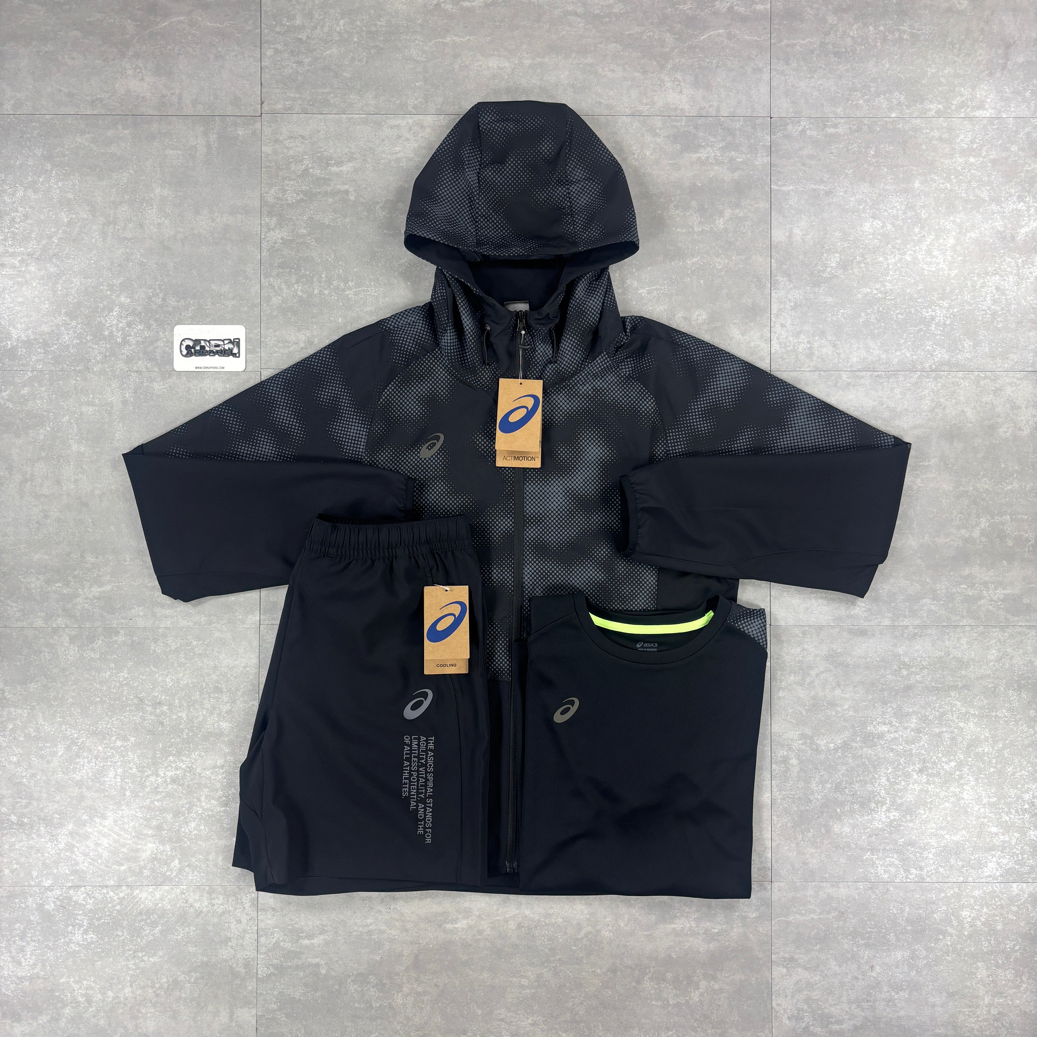 Asics Digital Windrunner Black Bundle