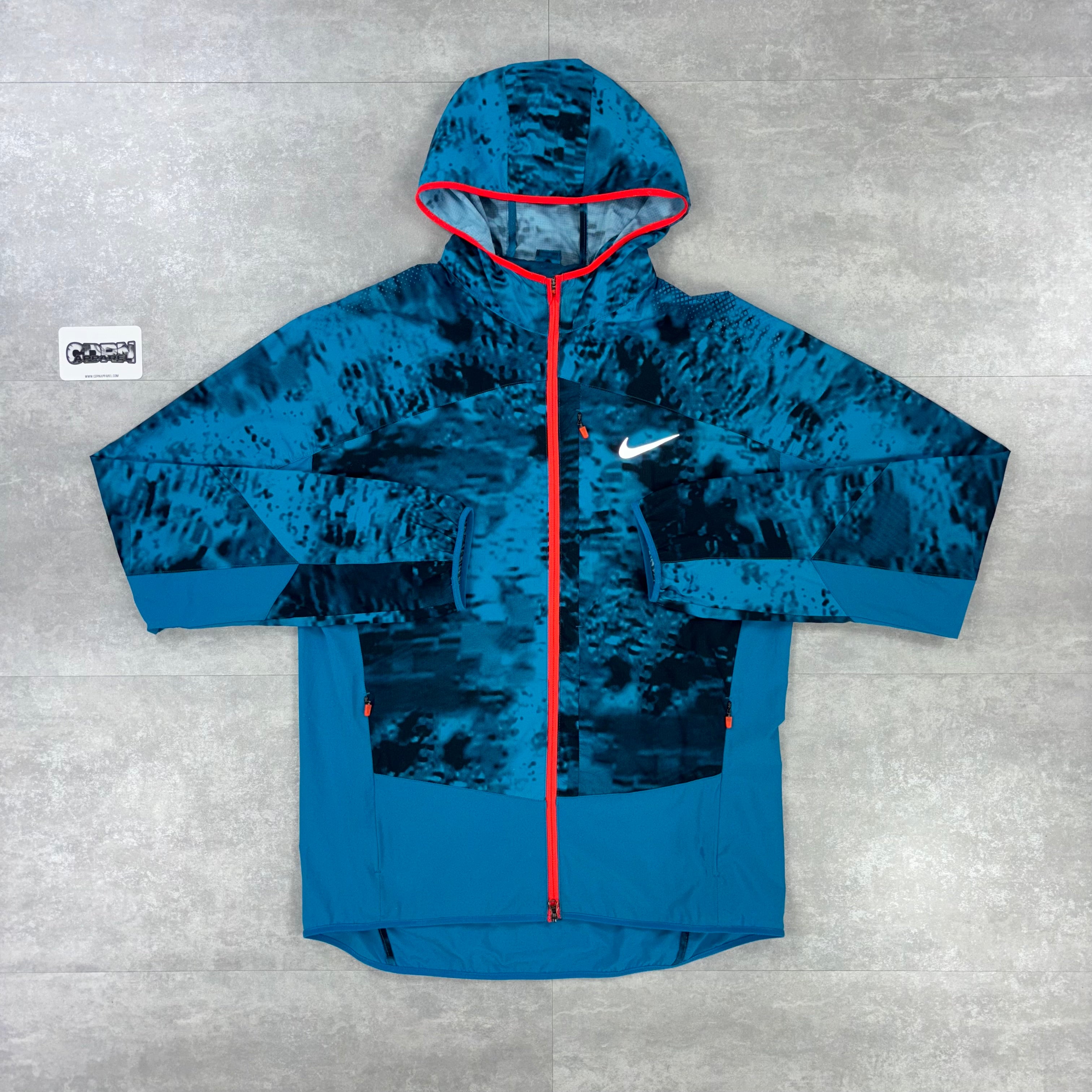 Nike Kriger Windbreaker Jacket - Blue Camo