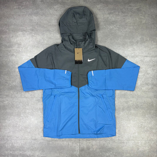 Nike UV Windbreaker Grey/Blue & Black Phenom Pants